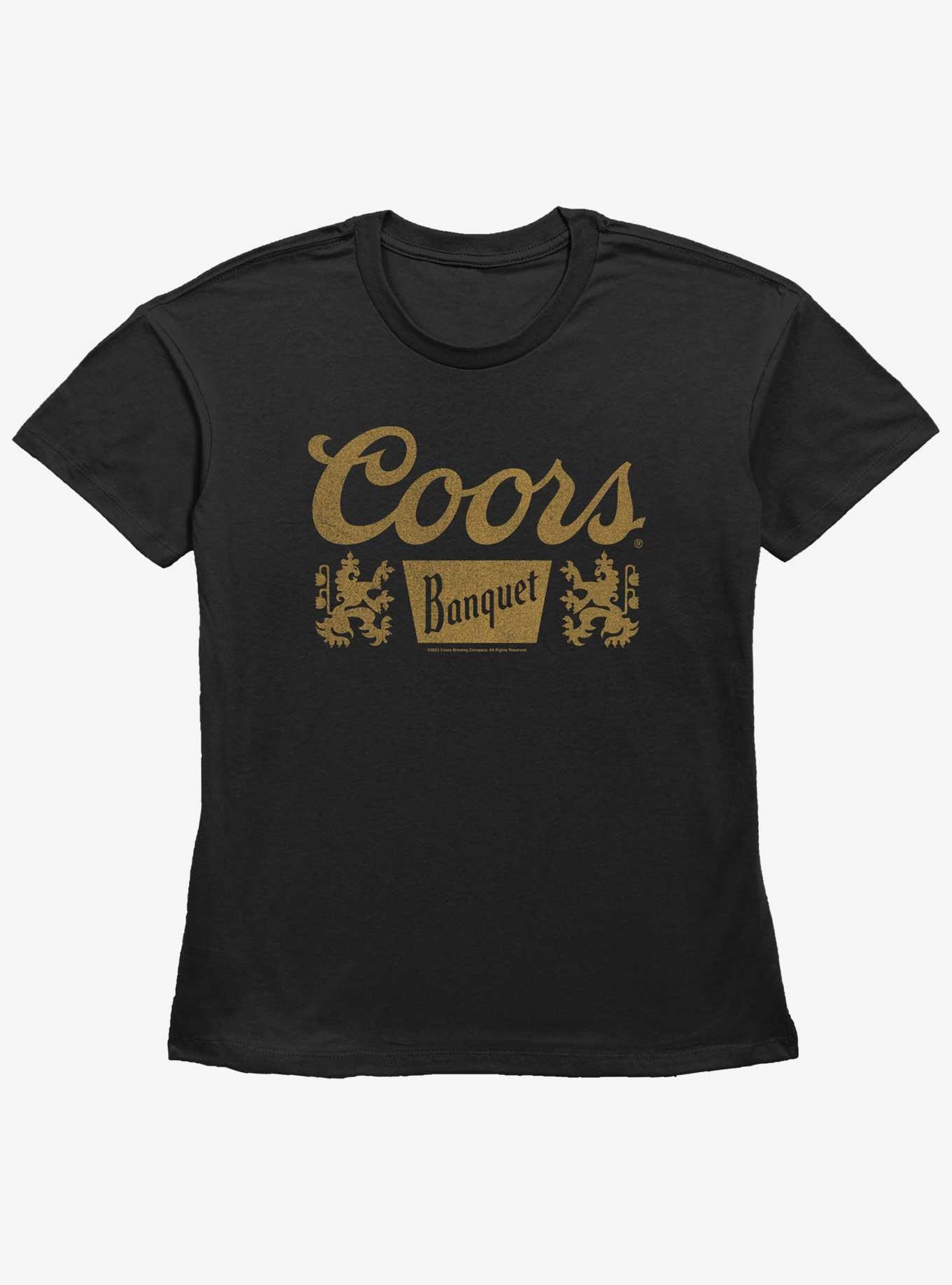 Coors Brewing Company Coors Banquet Logo Girls Straight Fit T-Shirt, BLACK, hi-res