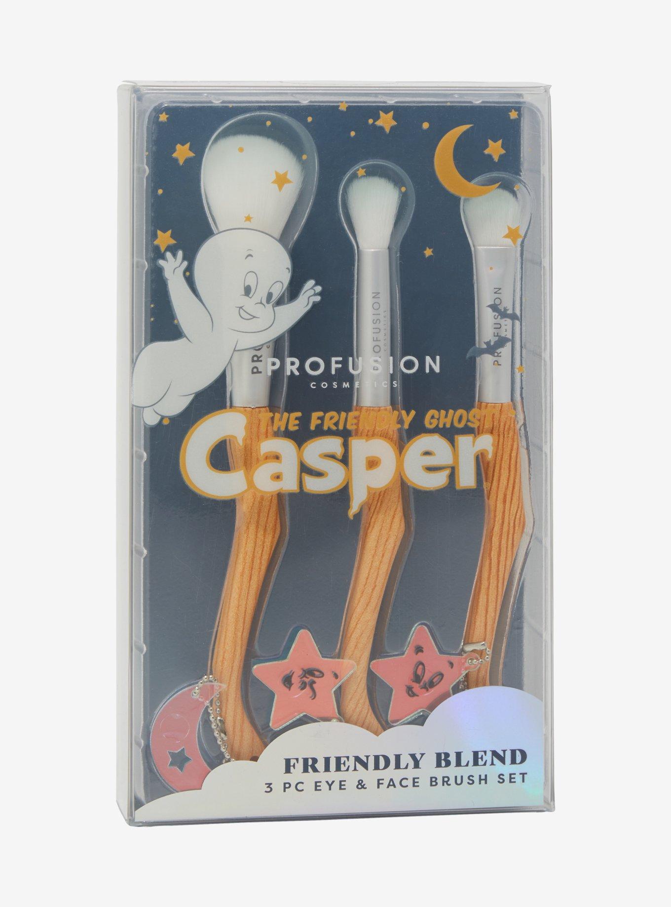 Profusion Cosmetics Casper The Friendly Ghost Eye & Face Brush Set, , hi-res