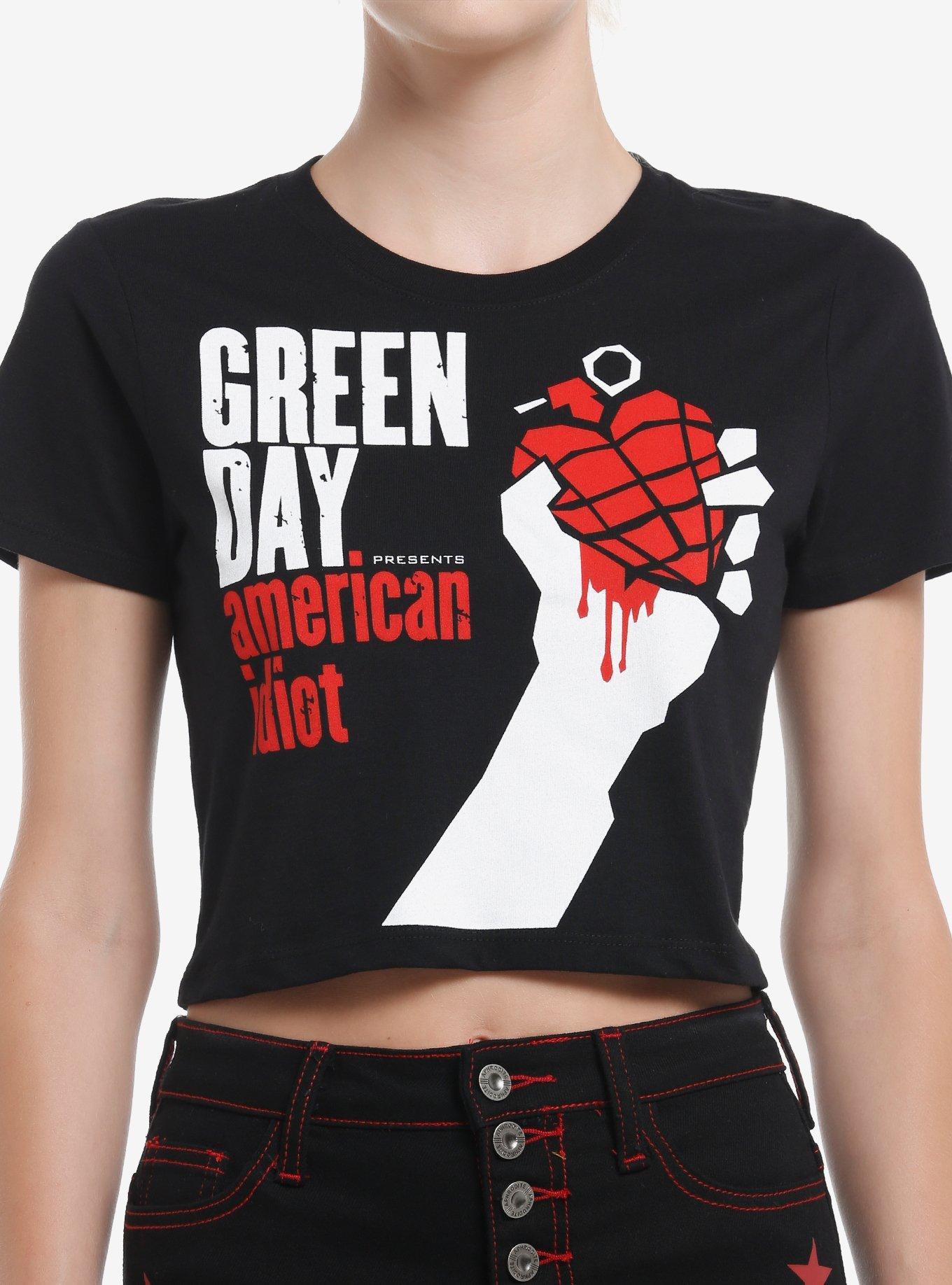 Green Day American Idiot Girls Baby T-Shirt, BLACK, hi-res