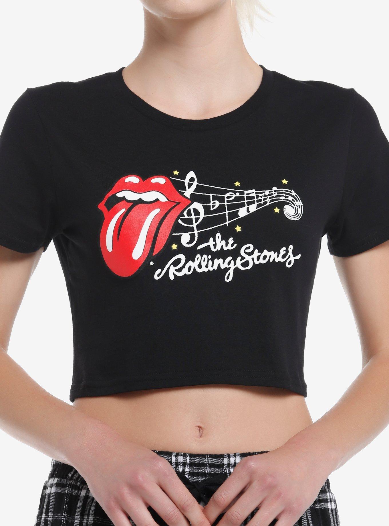 The Rolling Stones Tongue Girls Baby T-Shirt, BLACK, hi-res