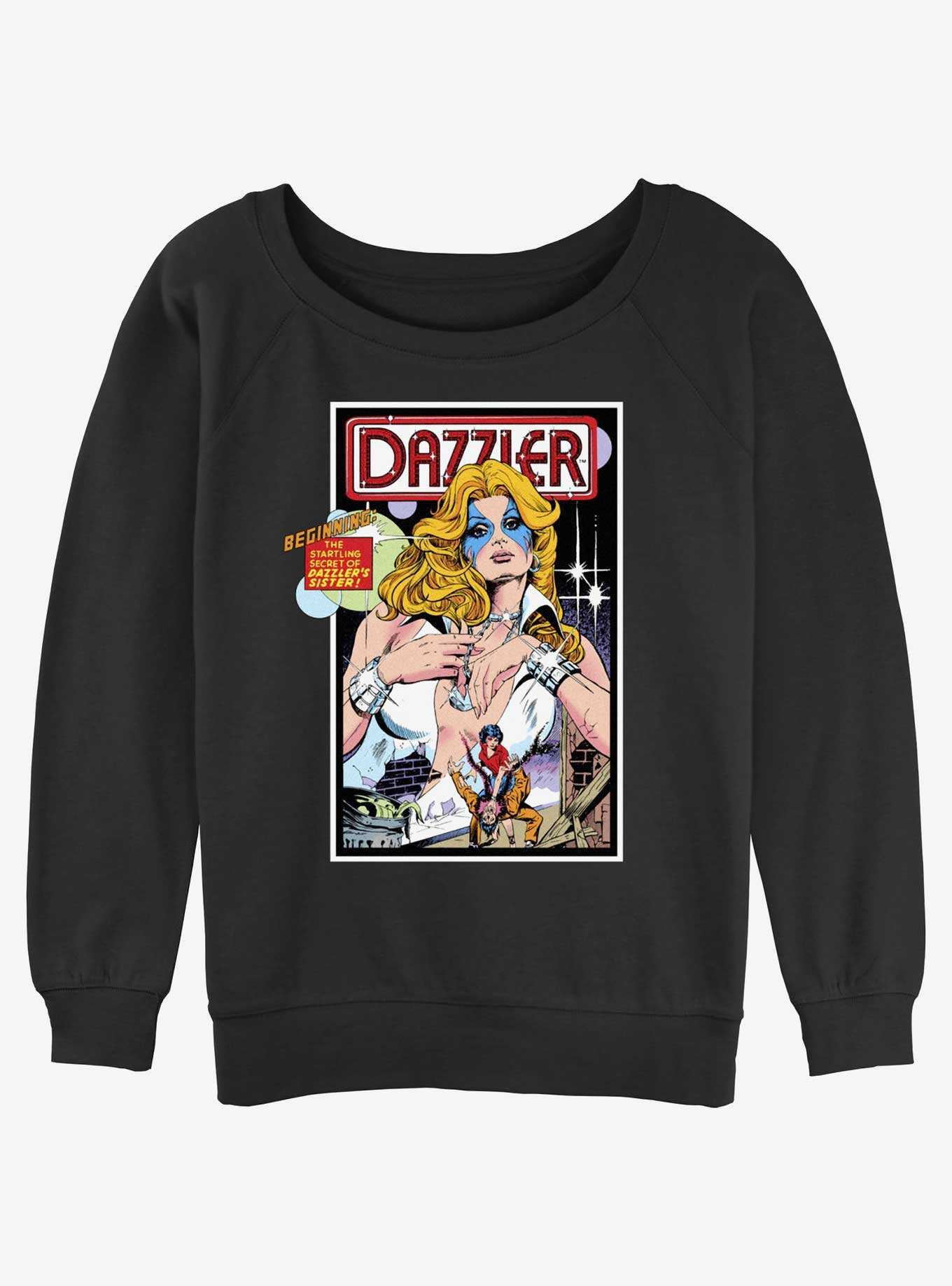 Marvel Dazzler Secret Of Dazzlers Sister Womens Slouchy Sweatshirt, , hi-res