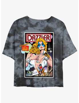 Marvel Dazzler Secret Of Dazzlers Sister Womens Tie-Dye Crop T-Shirt, , hi-res