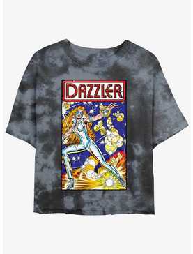 Marvel Dazzler Cover Comic 20 Womens Tie-Dye Crop T-Shirt, , hi-res