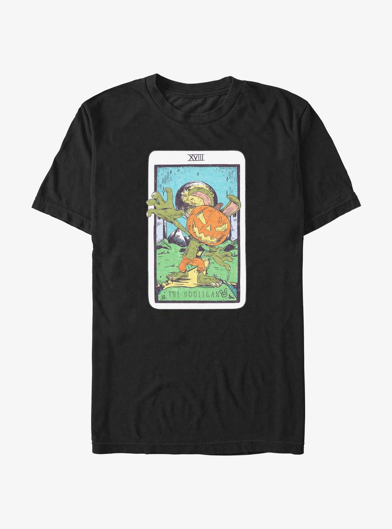 My Pet Hooligan Pumpkin Head Hooligan Card T-Shirt, BLACK, hi-res