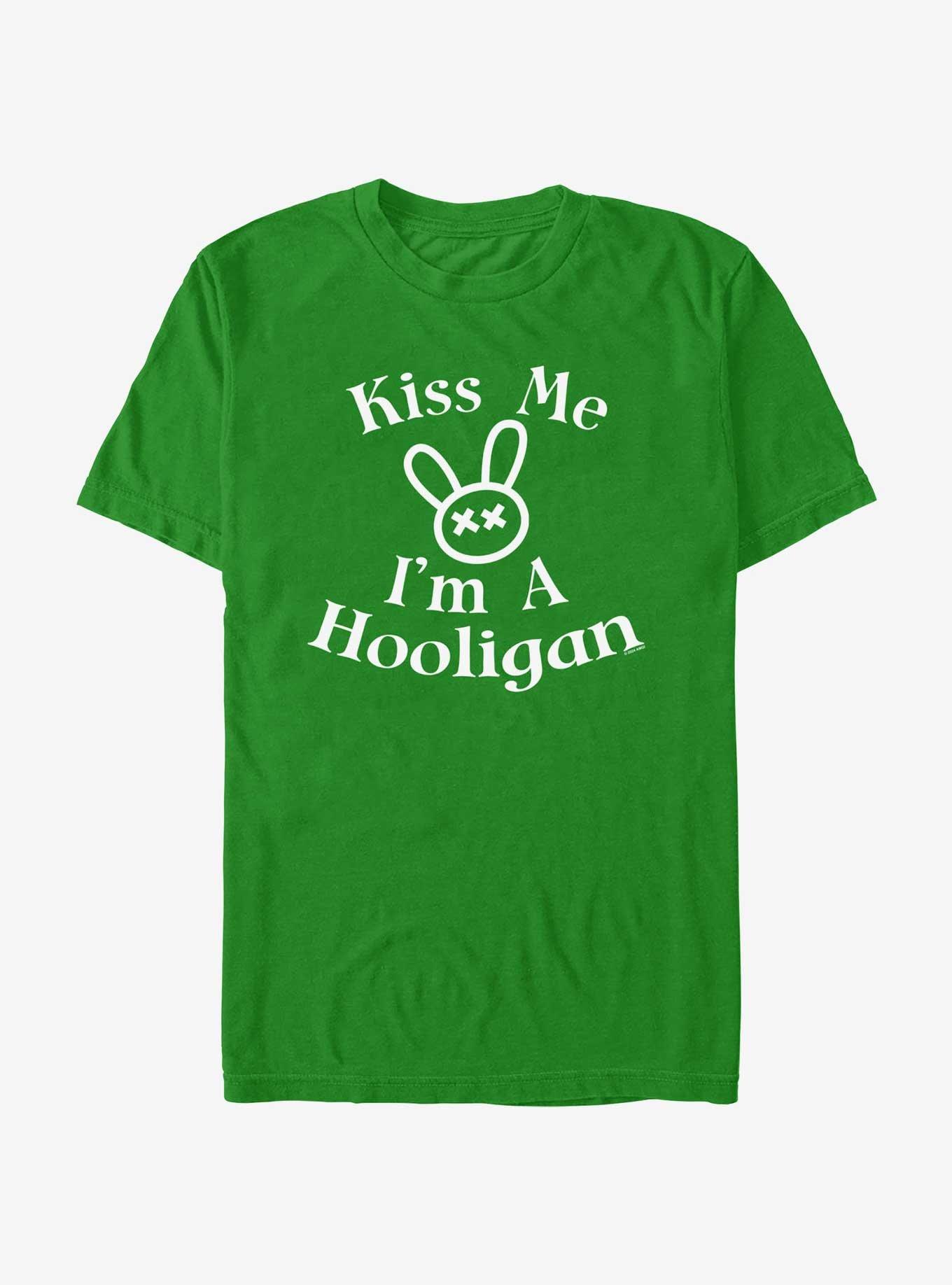 My Pet Hooligan Kiss Me I'm A Hooligan T-Shirt, KELLY, hi-res
