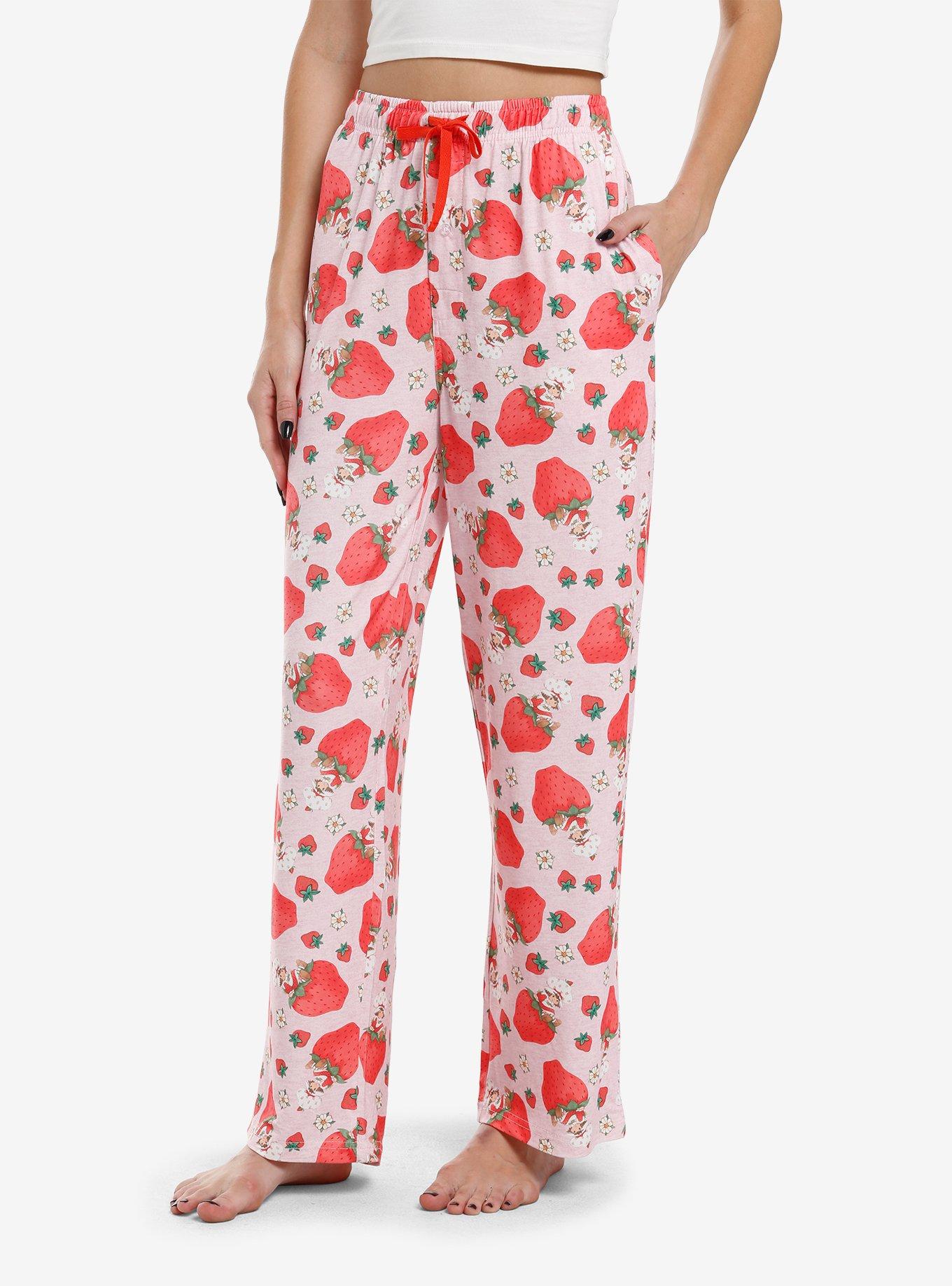 Strawberry Shortcake Strawberry & Flowers Pajama Pants