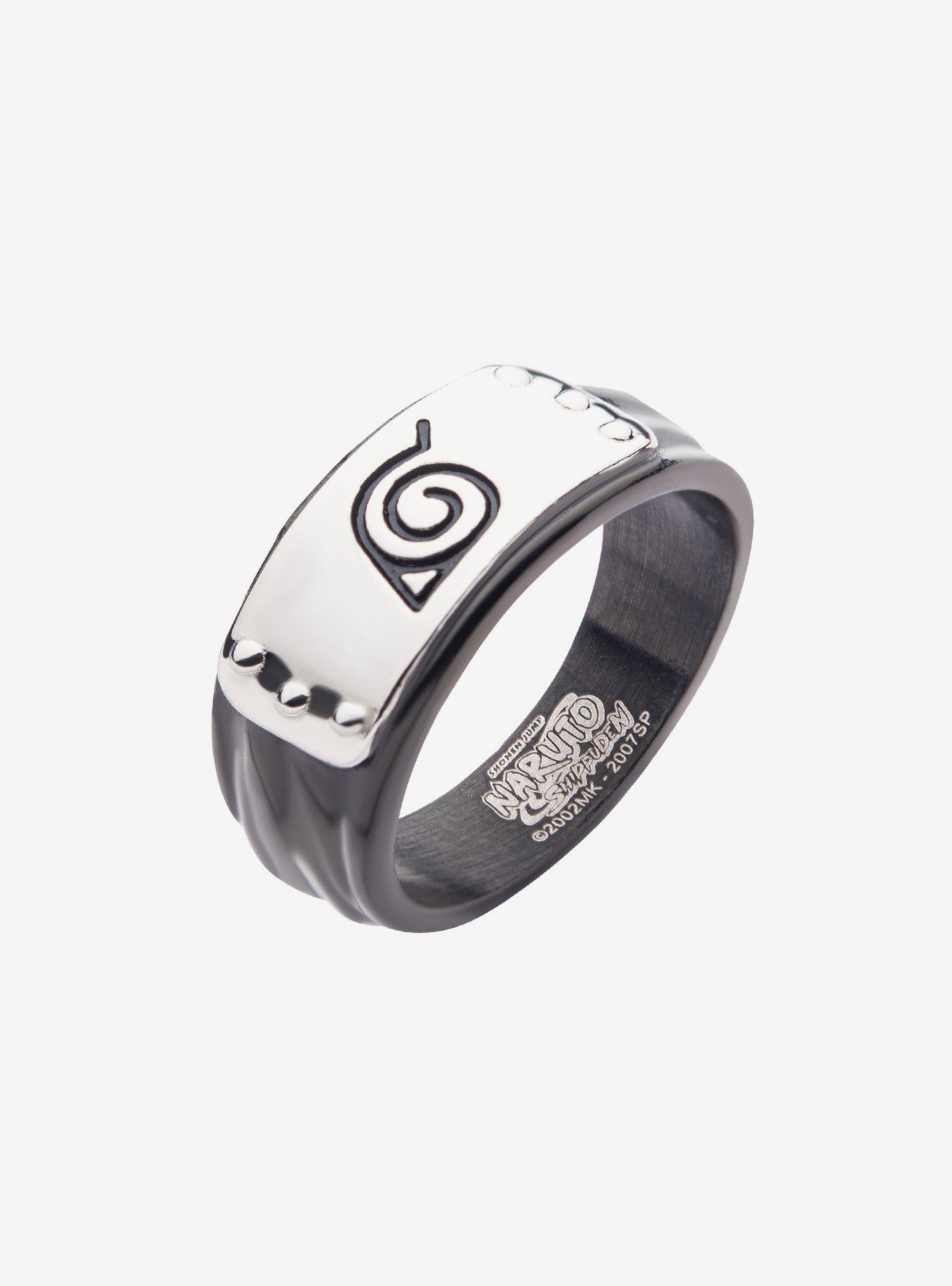 Naruto Shippuden Hidden Leaf Village Headband Ring, , hi-res