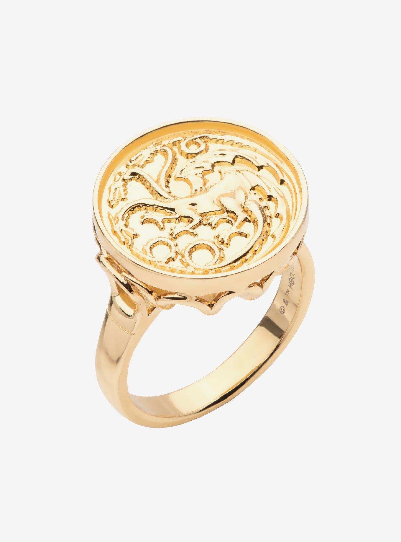 House of the Dragon Targaryen Sigil Ring, , hi-res