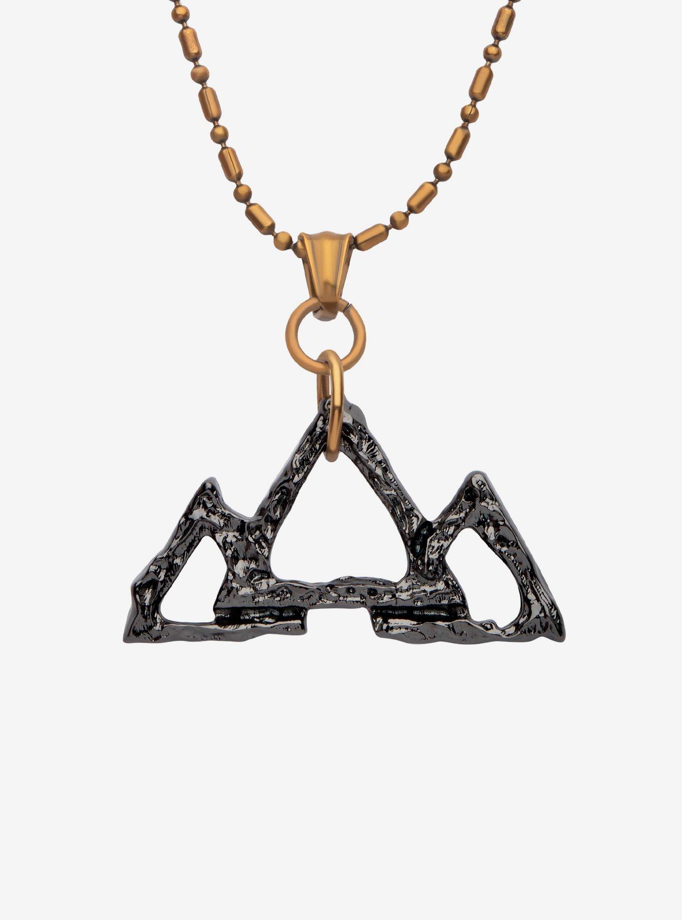 DC Comics Black Adam Triple Triangle Necklace, , hi-res