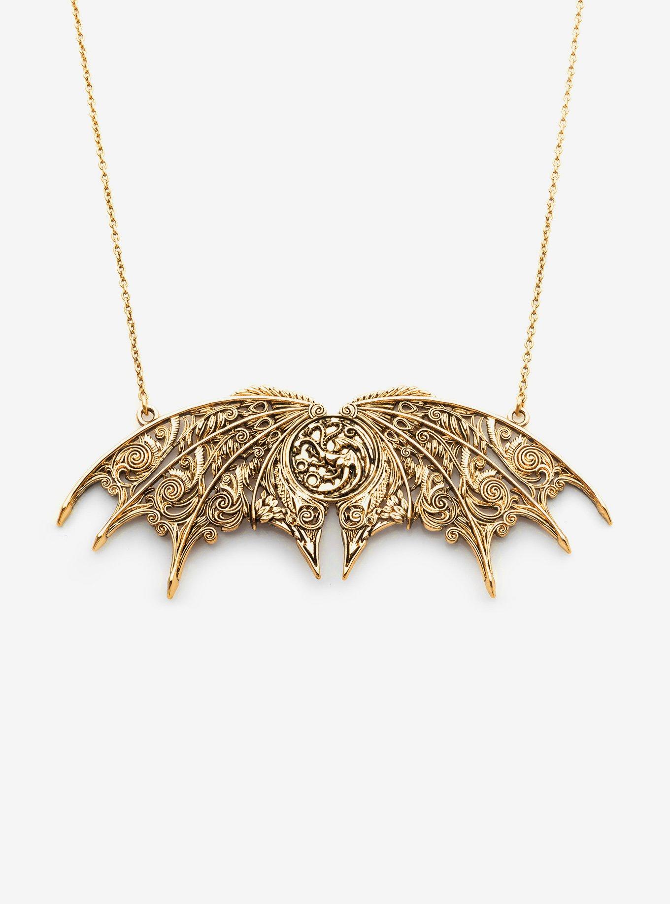 House of the Dragon Targaryen Plate Double Hung Necklace, , hi-res