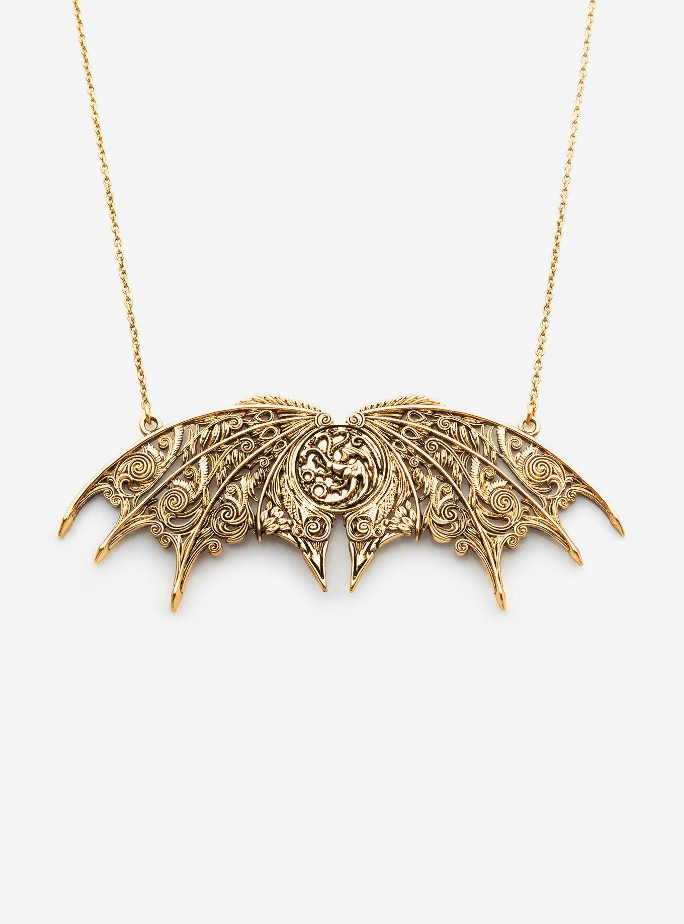 House of the Dragon Targaryen Plate Double Hung Necklace, , hi-res