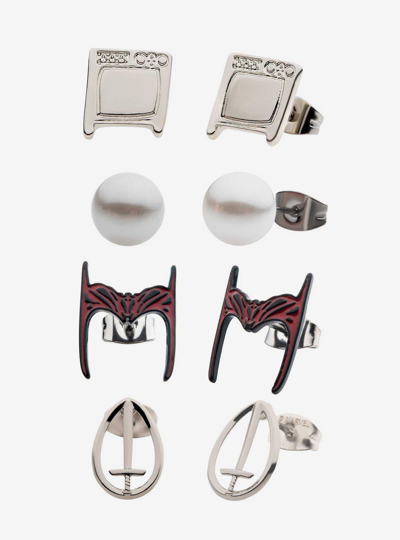 Marvel WandaVision Character Stud Earrings Set