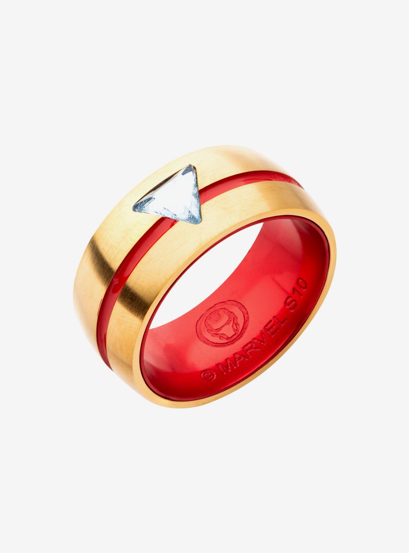 Marvel Iron Man CZ Arc Reactor Ring, , hi-res