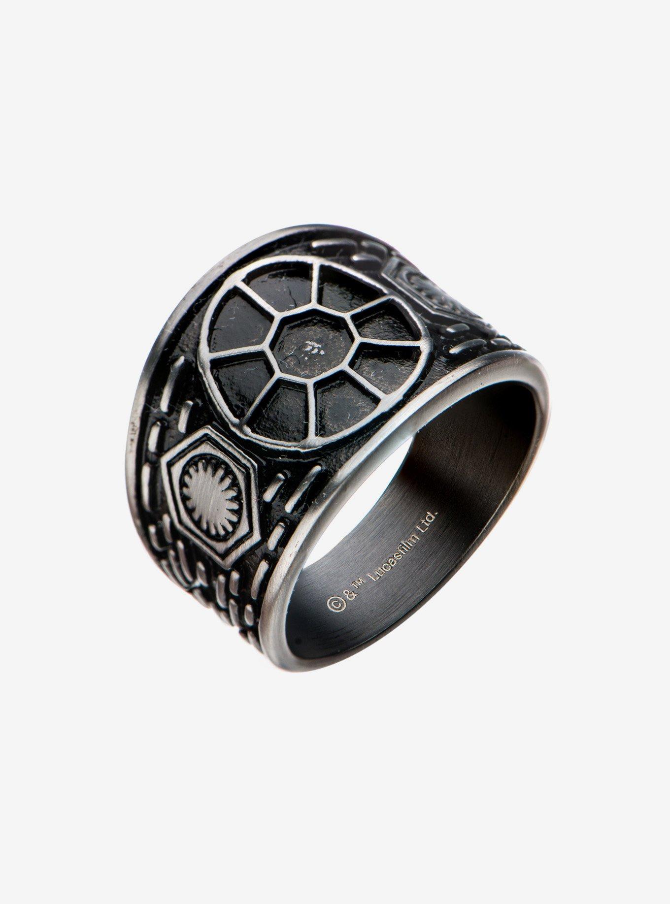 Star Wars Episode VIII: The Last Jedi Tie Fighter Signet Ring, , hi-res