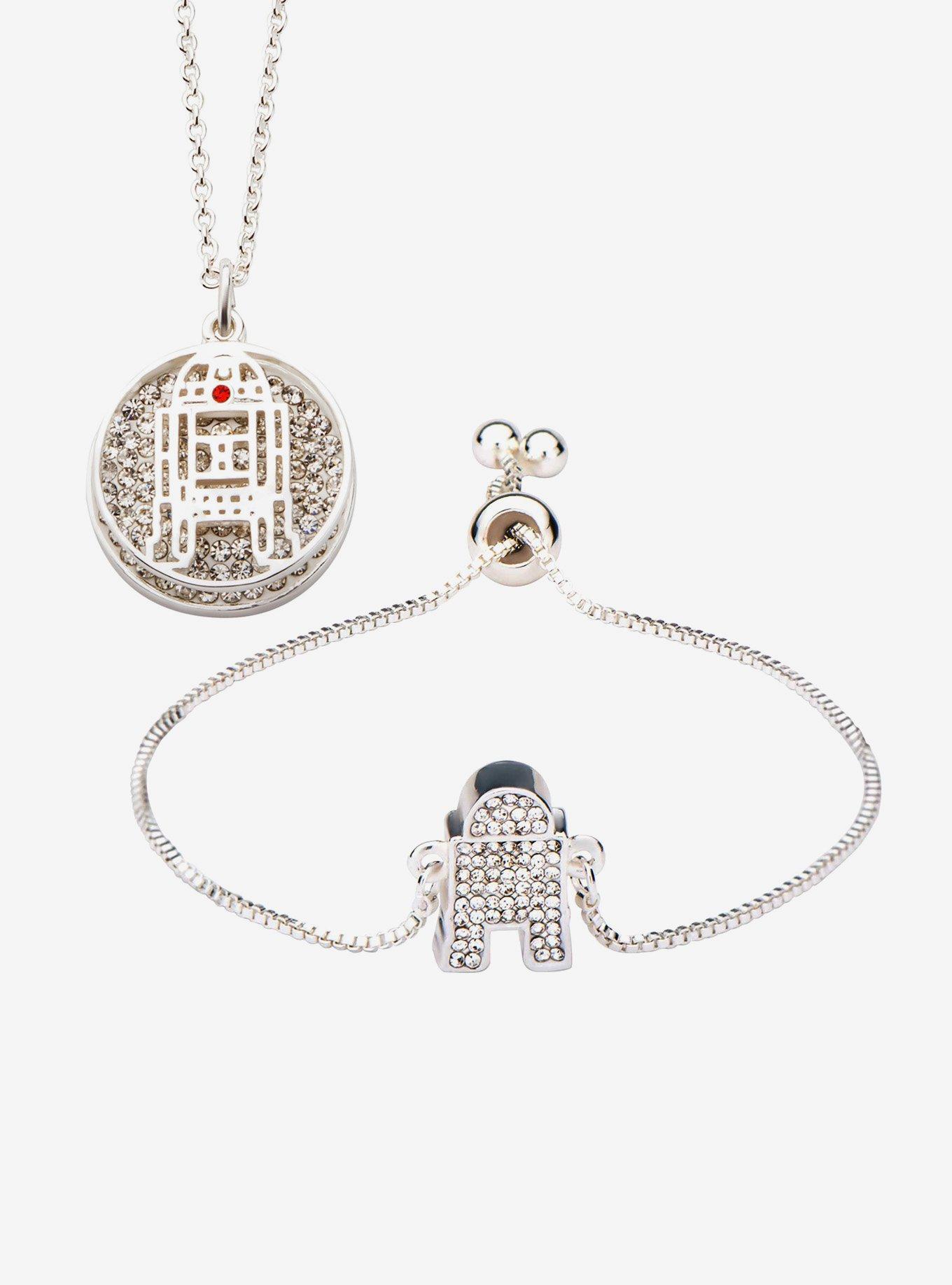 Star Wars R2-D2 Necklace and Bracelet Set, , hi-res