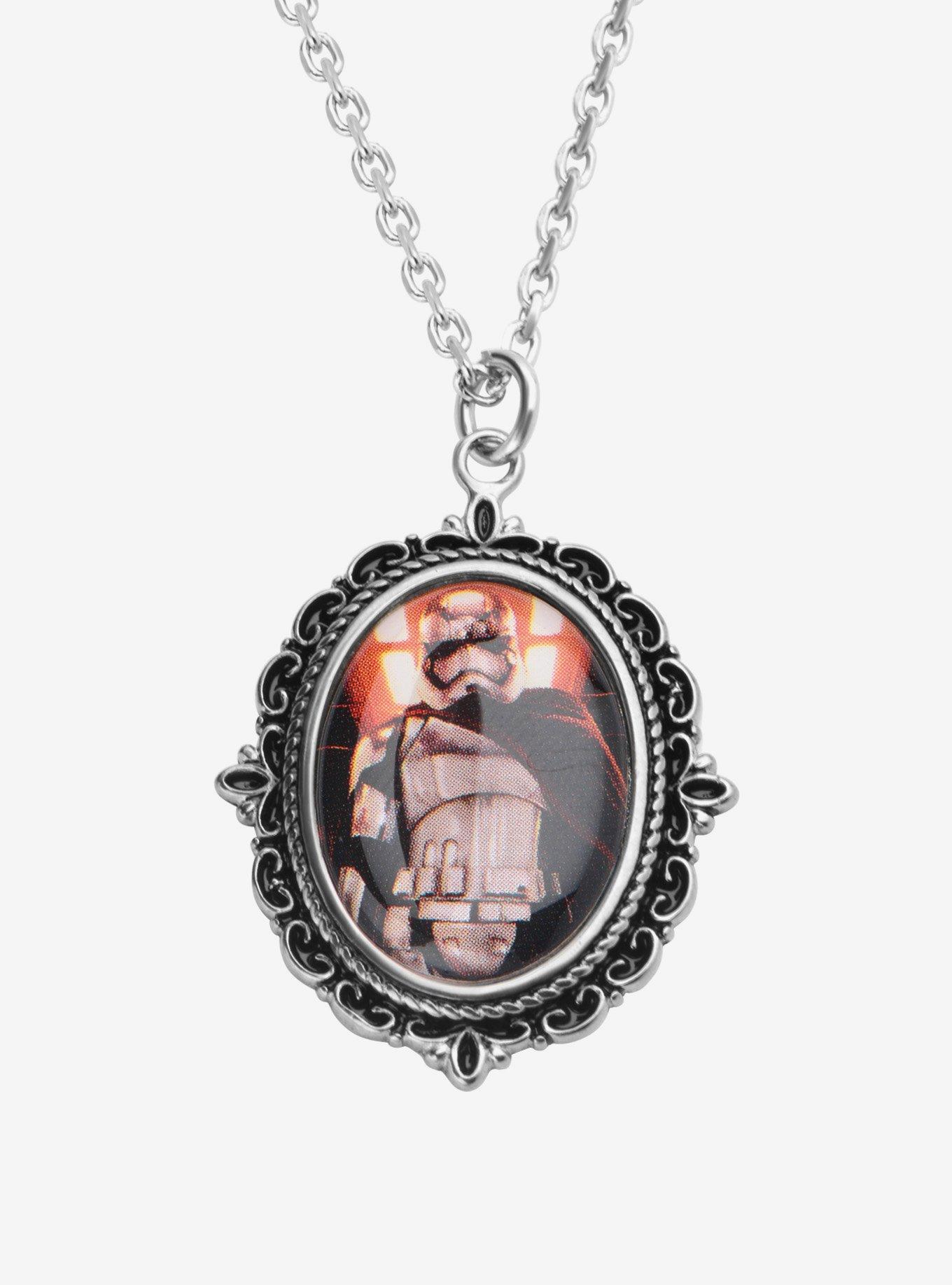 Star Wars Episode VII: The Force Awakens Captain Phasma Cameo Pendant Necklace, , hi-res