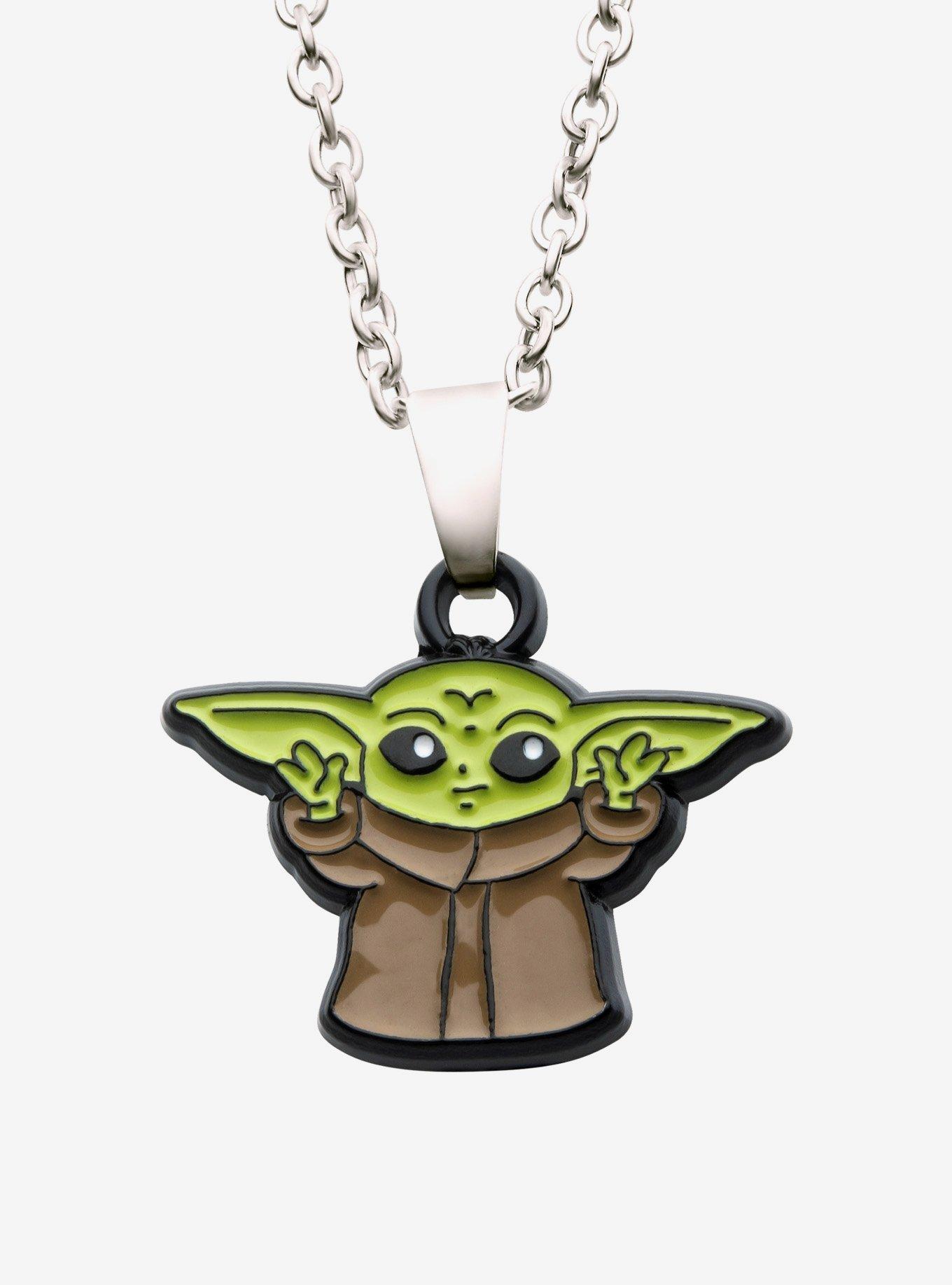 Star Wars: The Mandalorian Grogu Raised Hands Necklace