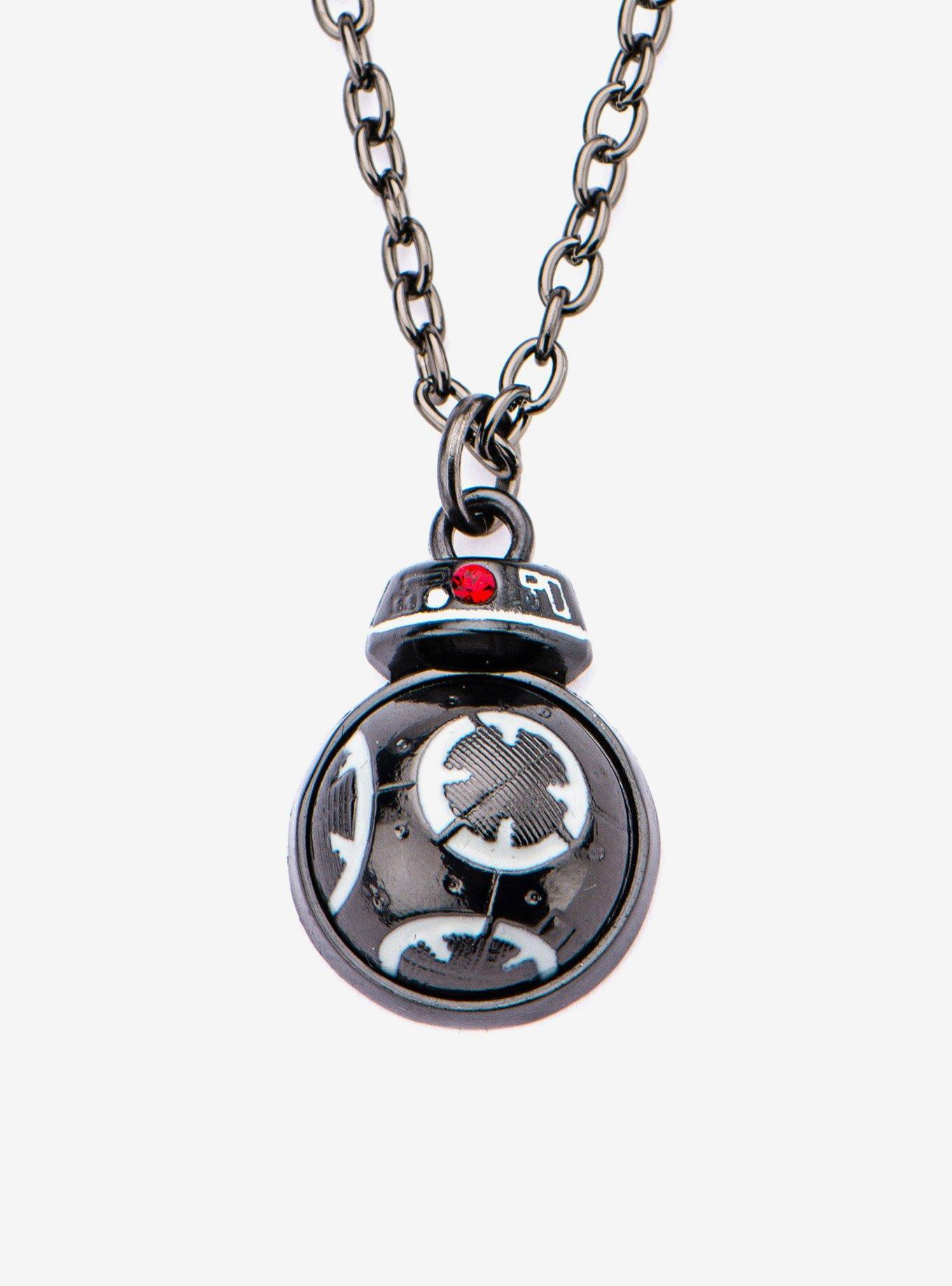 Star Wars Episode VIII: The Last Jedi BB-9E Spinning Bottom Pendant Necklace, , hi-res