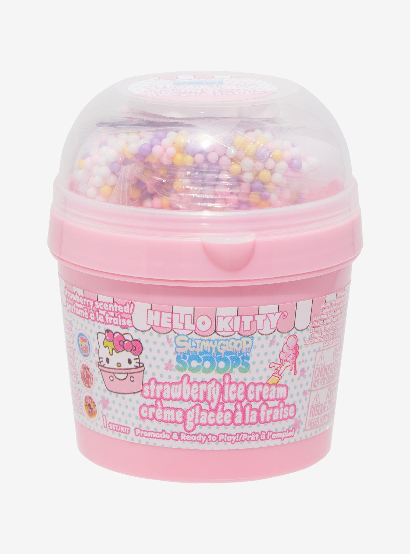 Hello Kitty Strawberry Ice Cream Slime