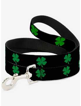 St. Patrick's Day Black Green Dog Leash, , hi-res