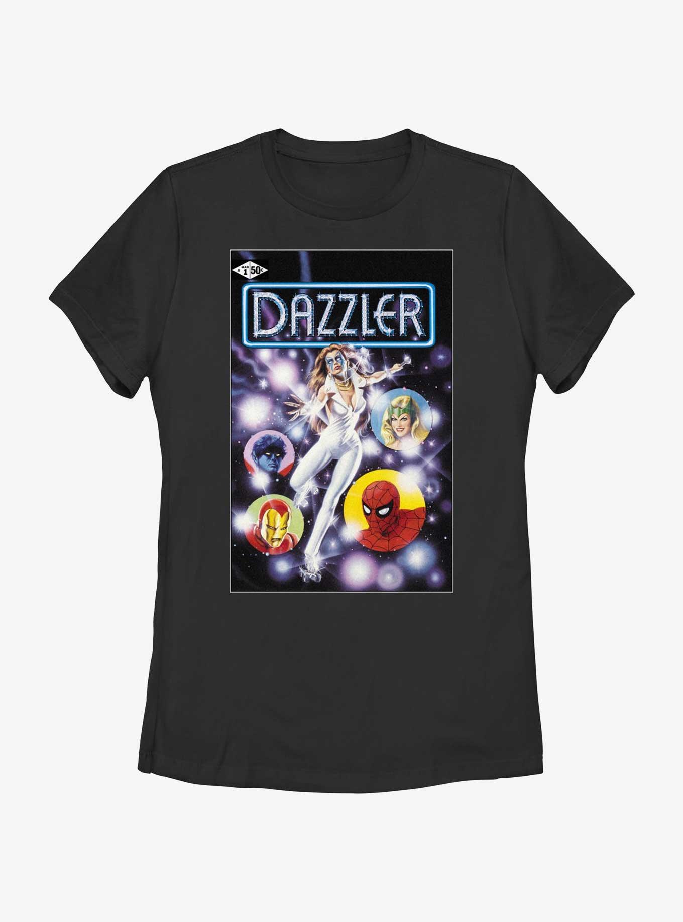 Marvel Dazzler Light Power Womens T-Shirt, BLACK, hi-res