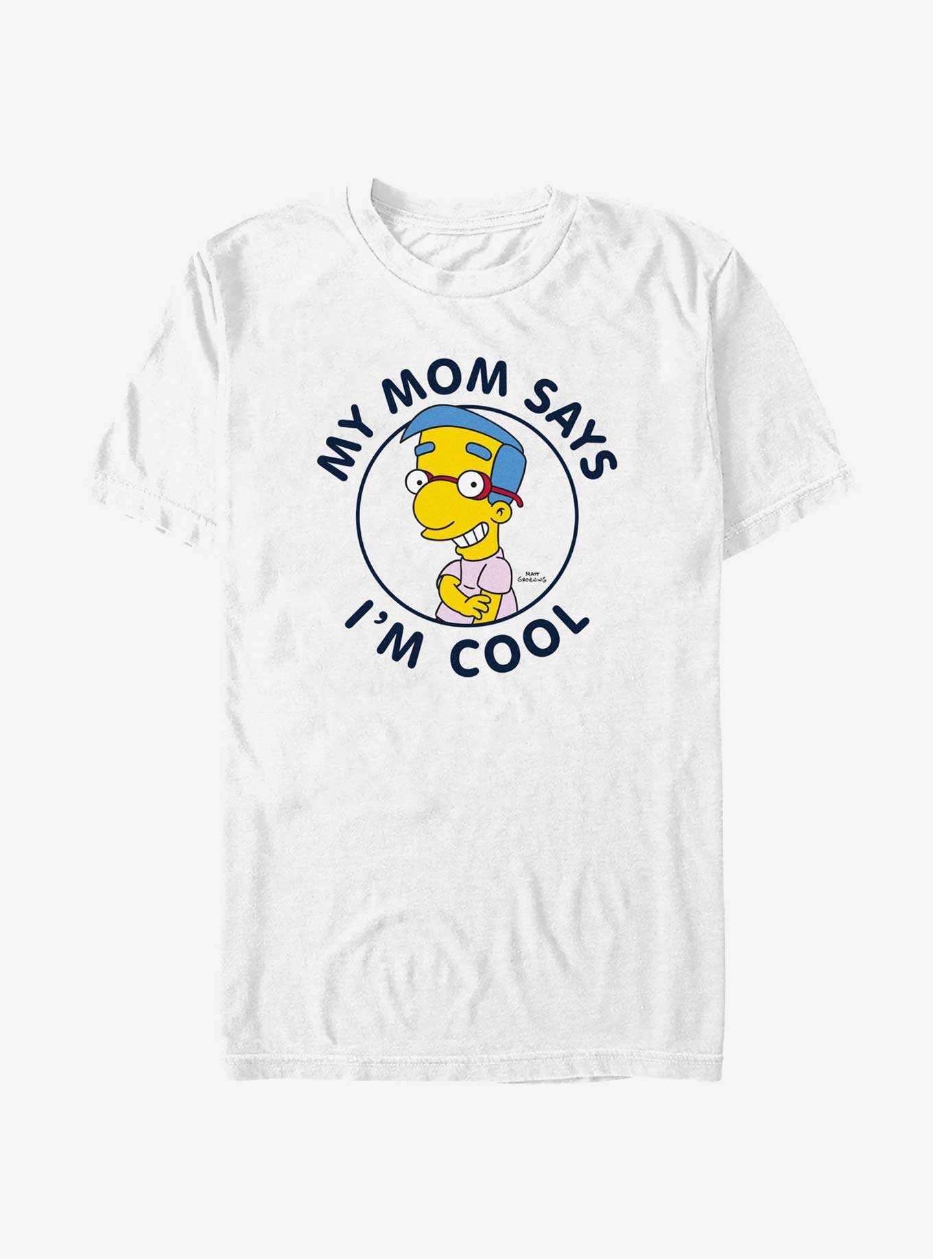The Simpsons My Mom Says I'm Cool T-Shirt, , hi-res