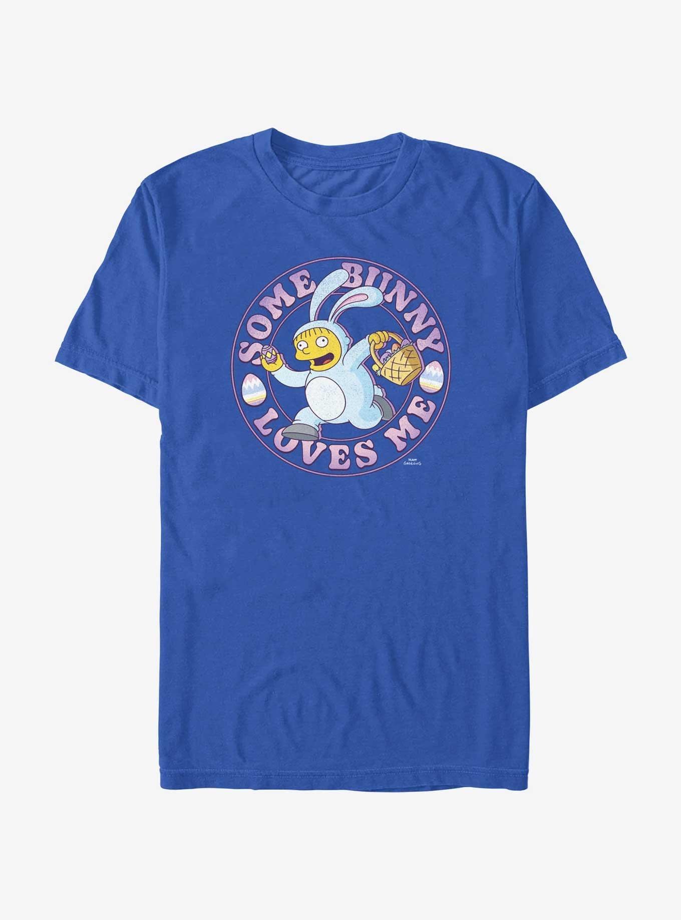 The Simpsons Some Bunny Loves Me T-Shirt, ROYAL, hi-res