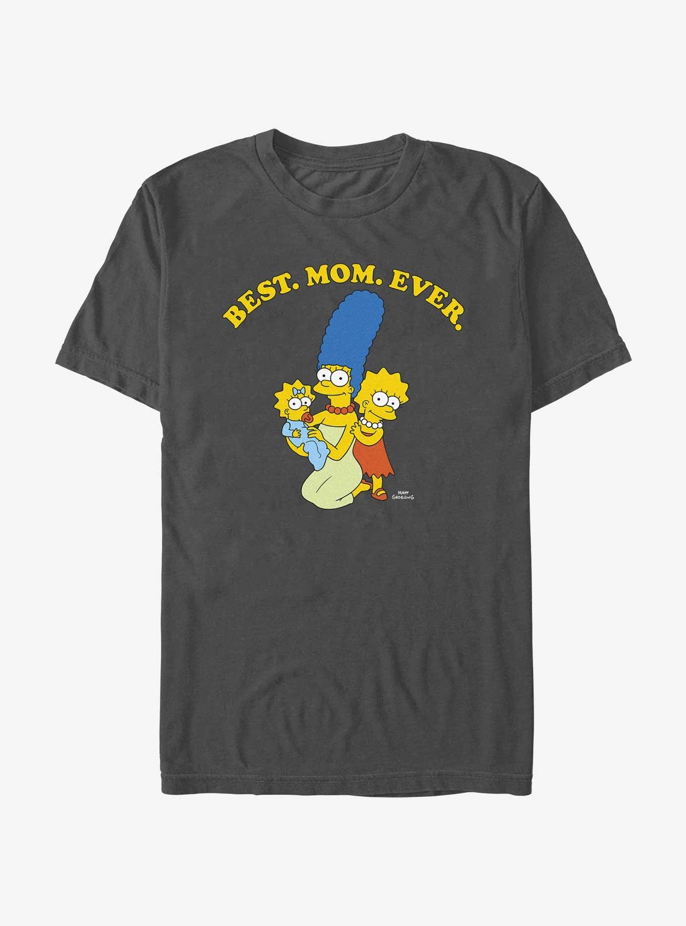 The Simpsons Marge Best. Mom. Ever. T-Shirt, CHARCOAL, hi-res