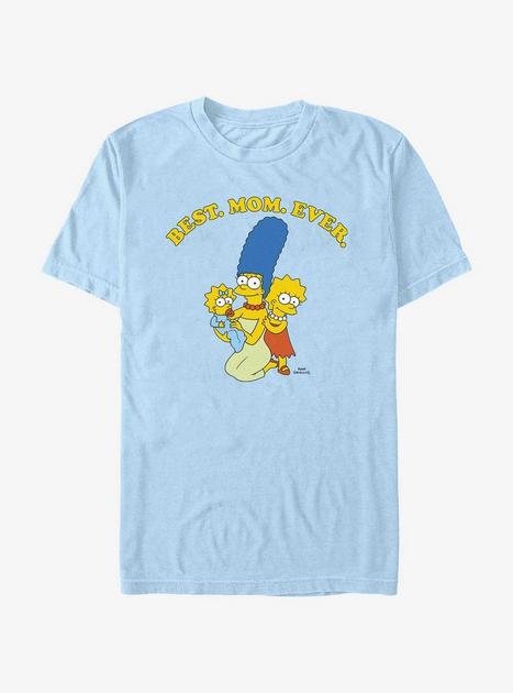 The Simpsons Marge Best. Mom. Ever. T-shirt - Blue 