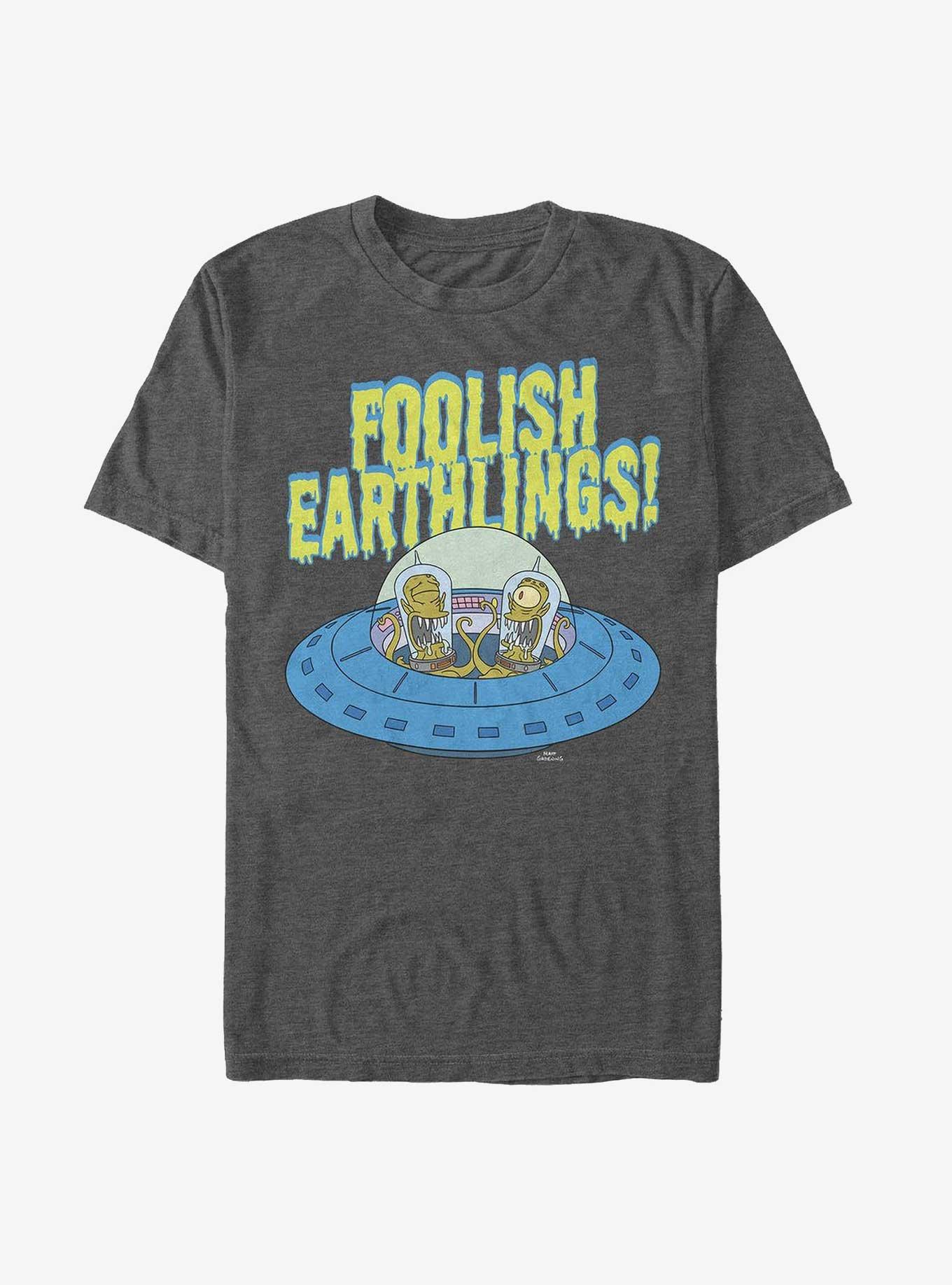 The Simpsons Foolish Earthlings T-Shirt, , hi-res