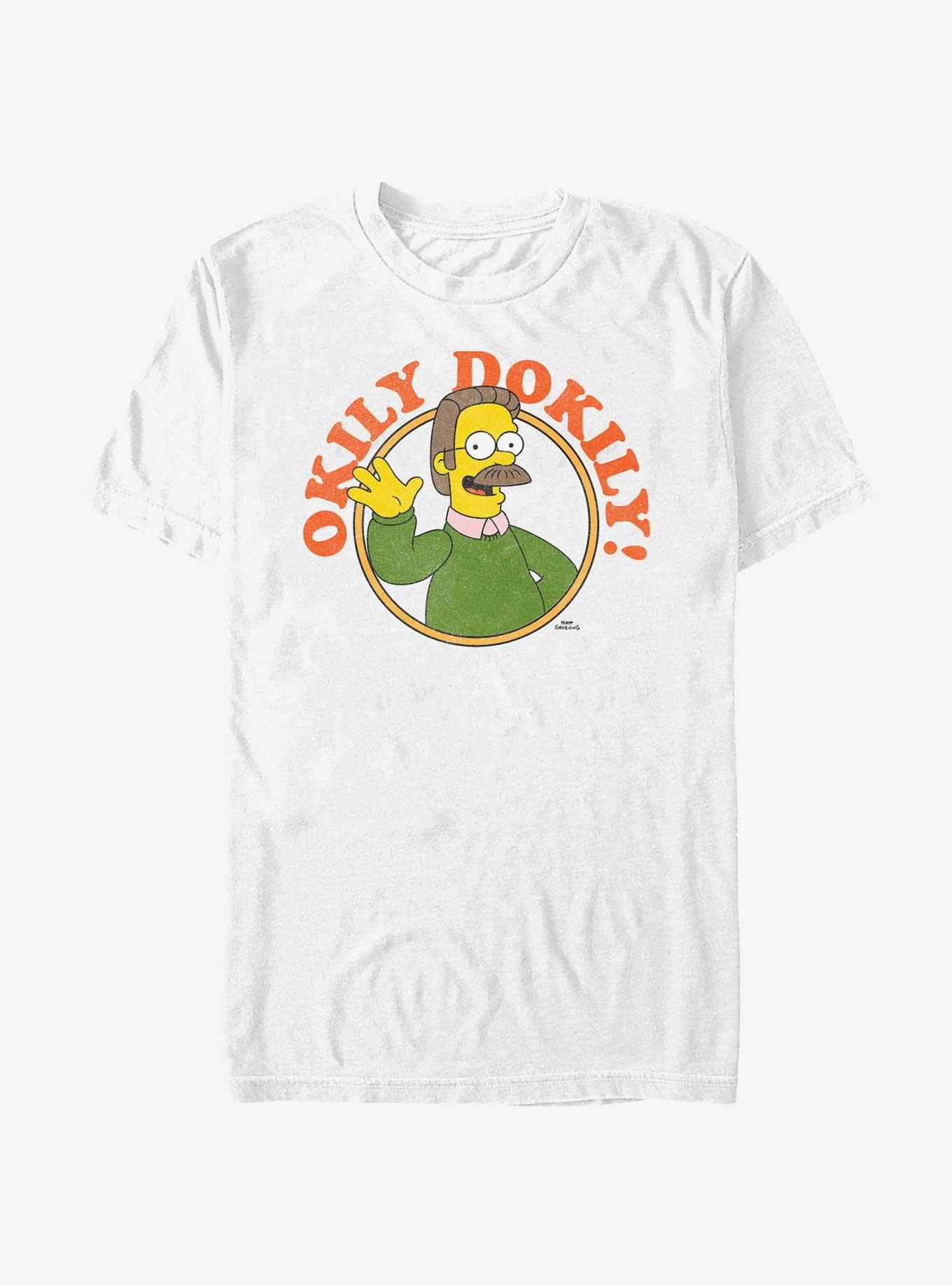 The Simpsons Ned Flanders Okily Dokily! T-Shirt, , hi-res