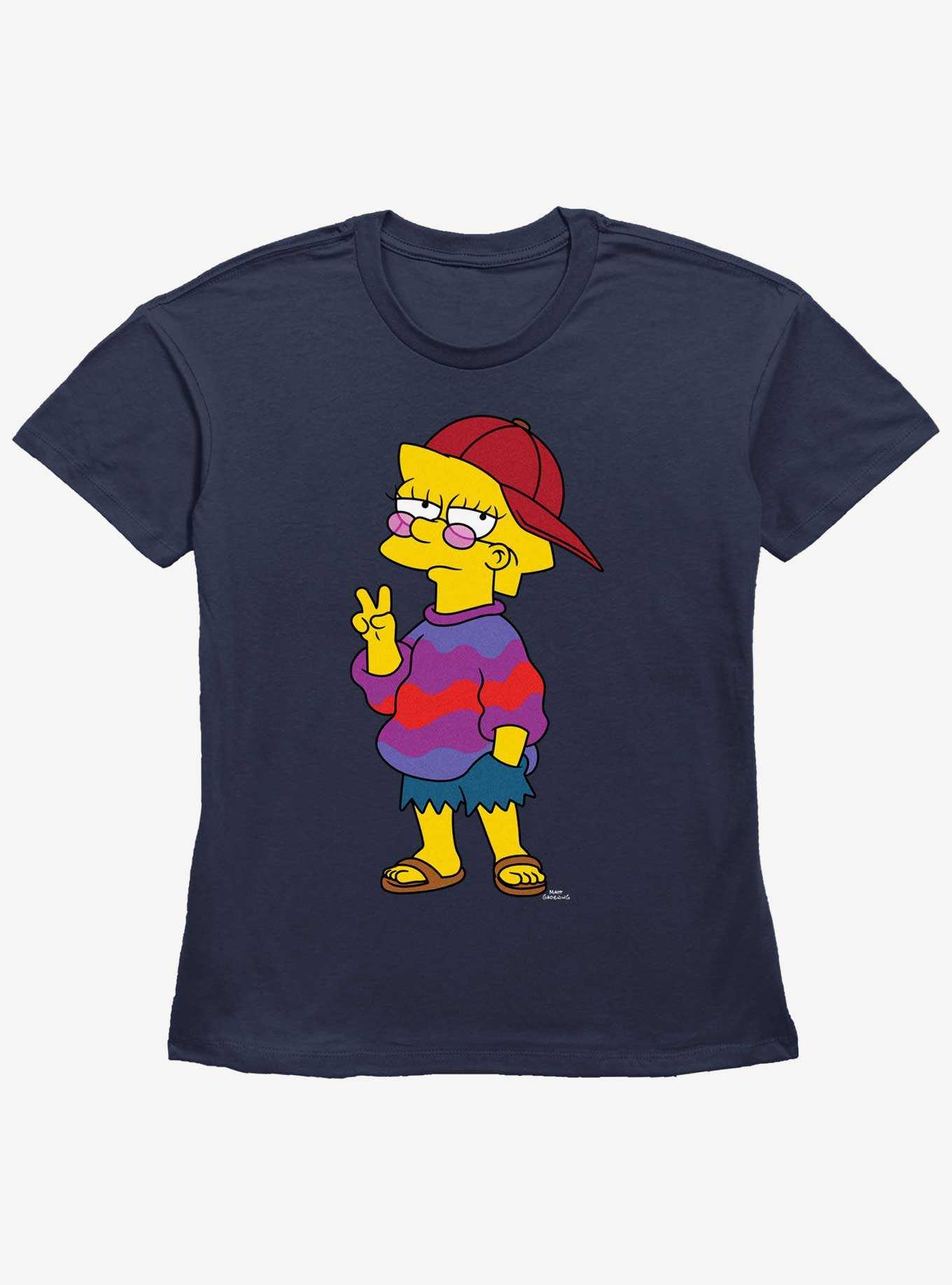 The Simpsons Cool Lisa Girls Straight Fit T-Shirt, , hi-res