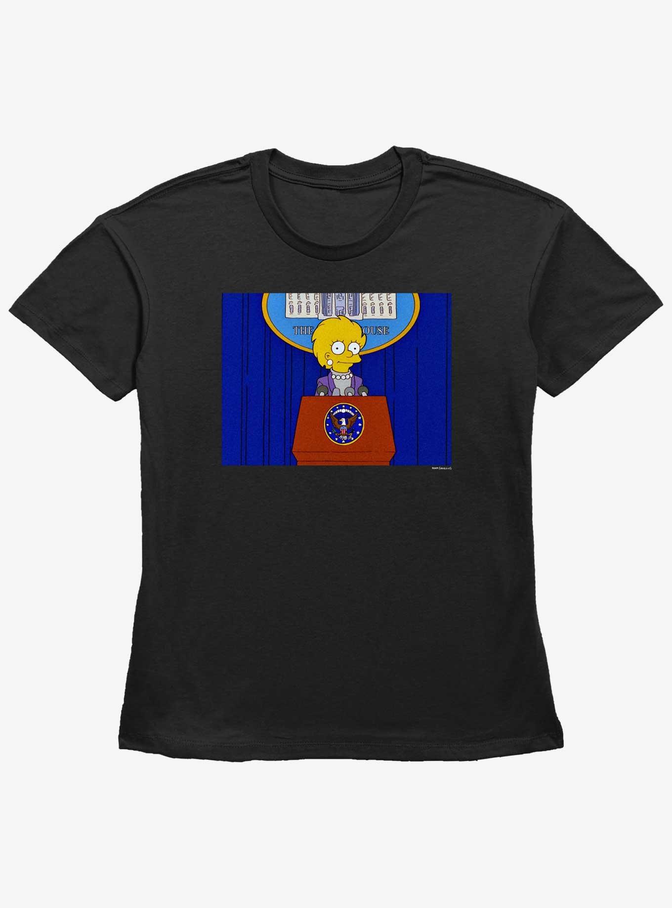 The Simpsons Future President Lisa Girls Straight Fit T-Shirt, , hi-res