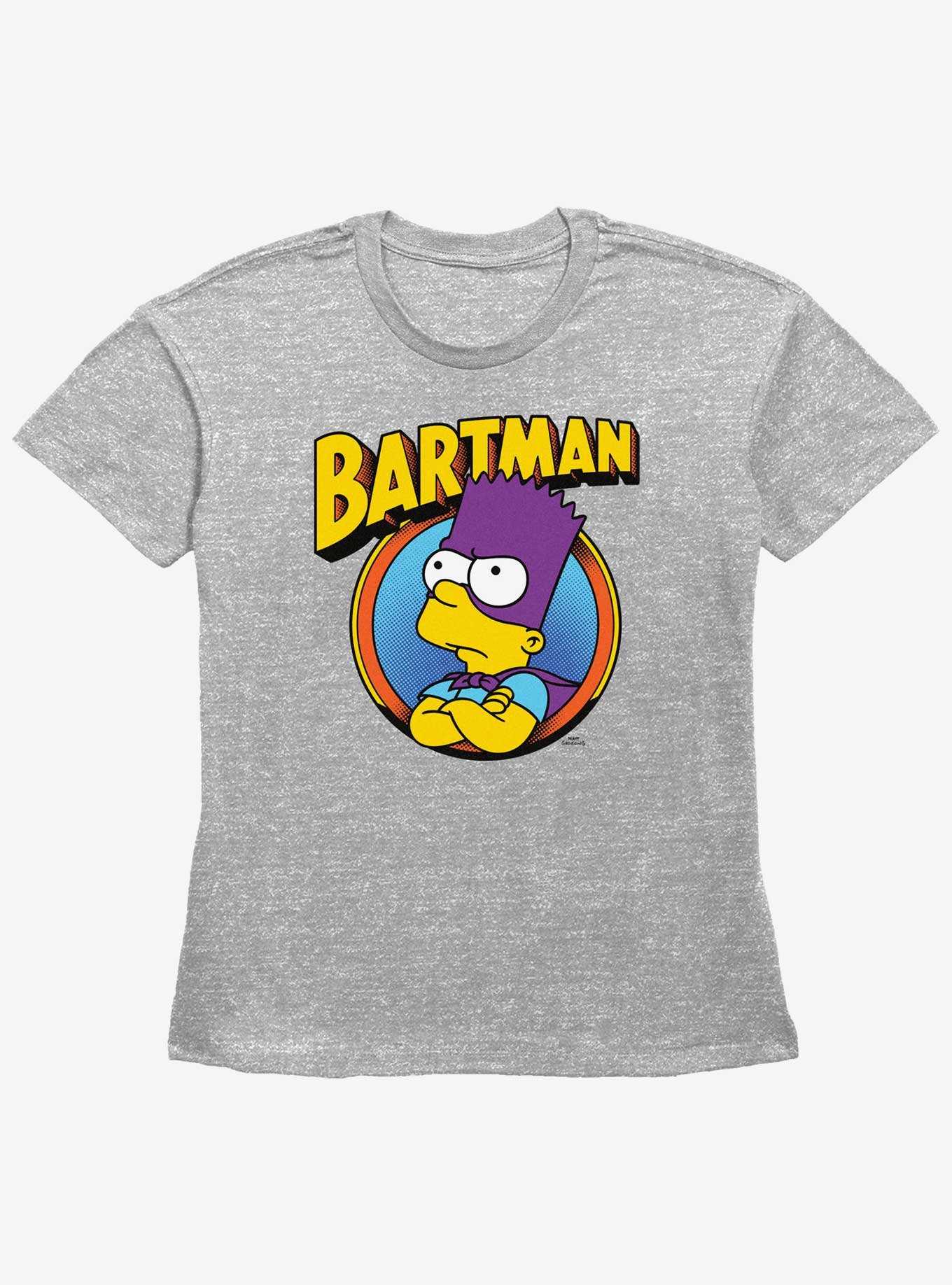 The Simpsons Bartman Circle Girls Straight Fit T-Shirt, , hi-res