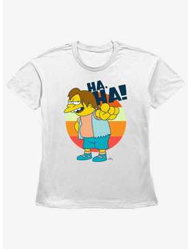 The Simpsons Nelson Ha, Ha! Girls Straight Fit T-Shirt, , hi-res
