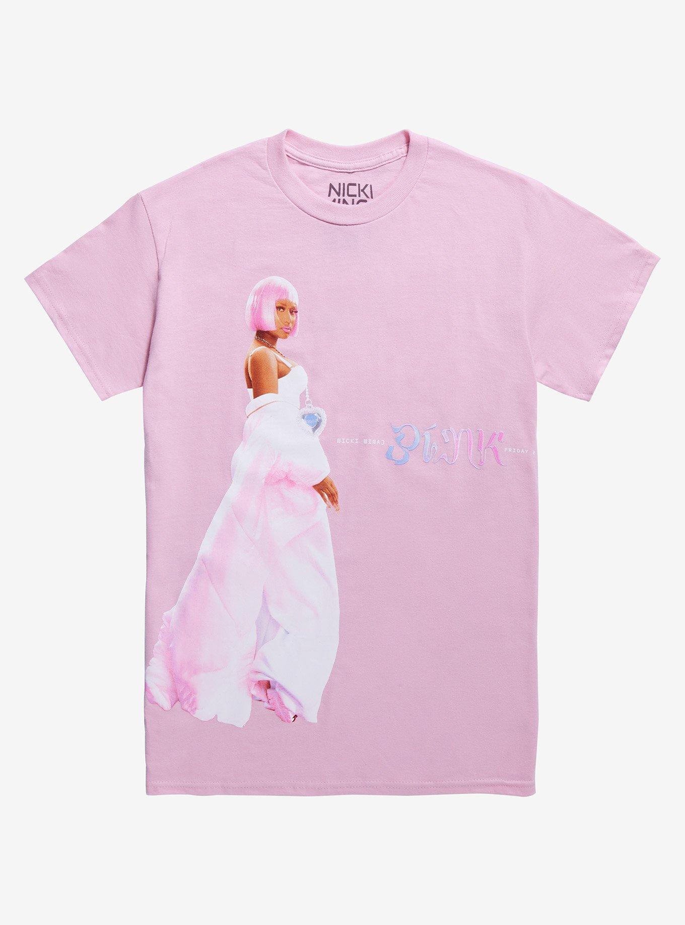 Nicki Minaj Pink Friday 2 Boyfriend Fit Girls T-Shirt, LIGHT PINK, hi-res