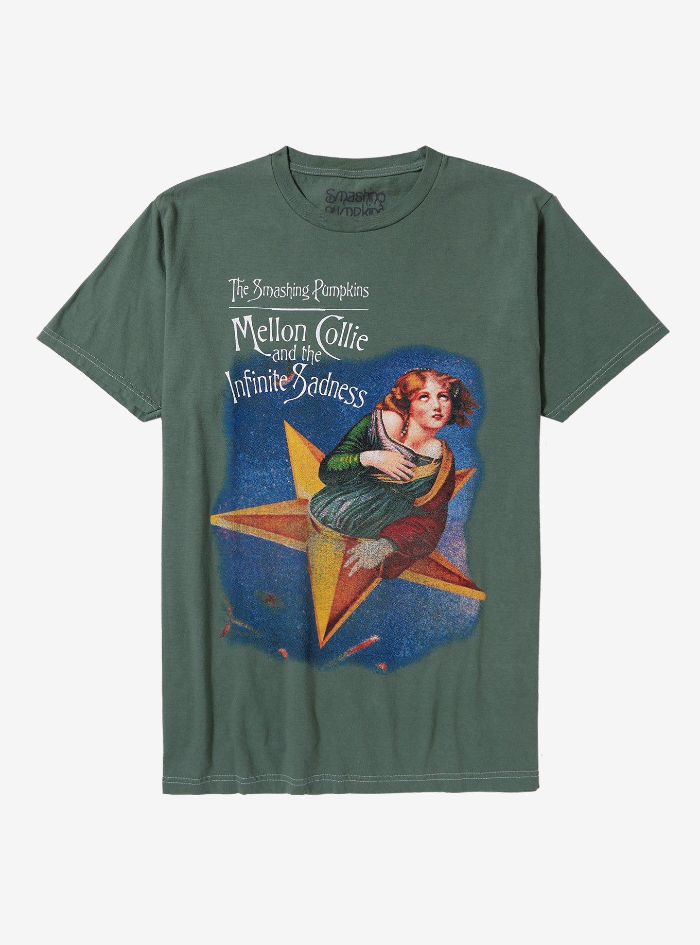 The Smashing Pumpkins Mellon Collin And The Infinite Sadness Green Boyfriend Fit Girls T-Shirt, , hi-res