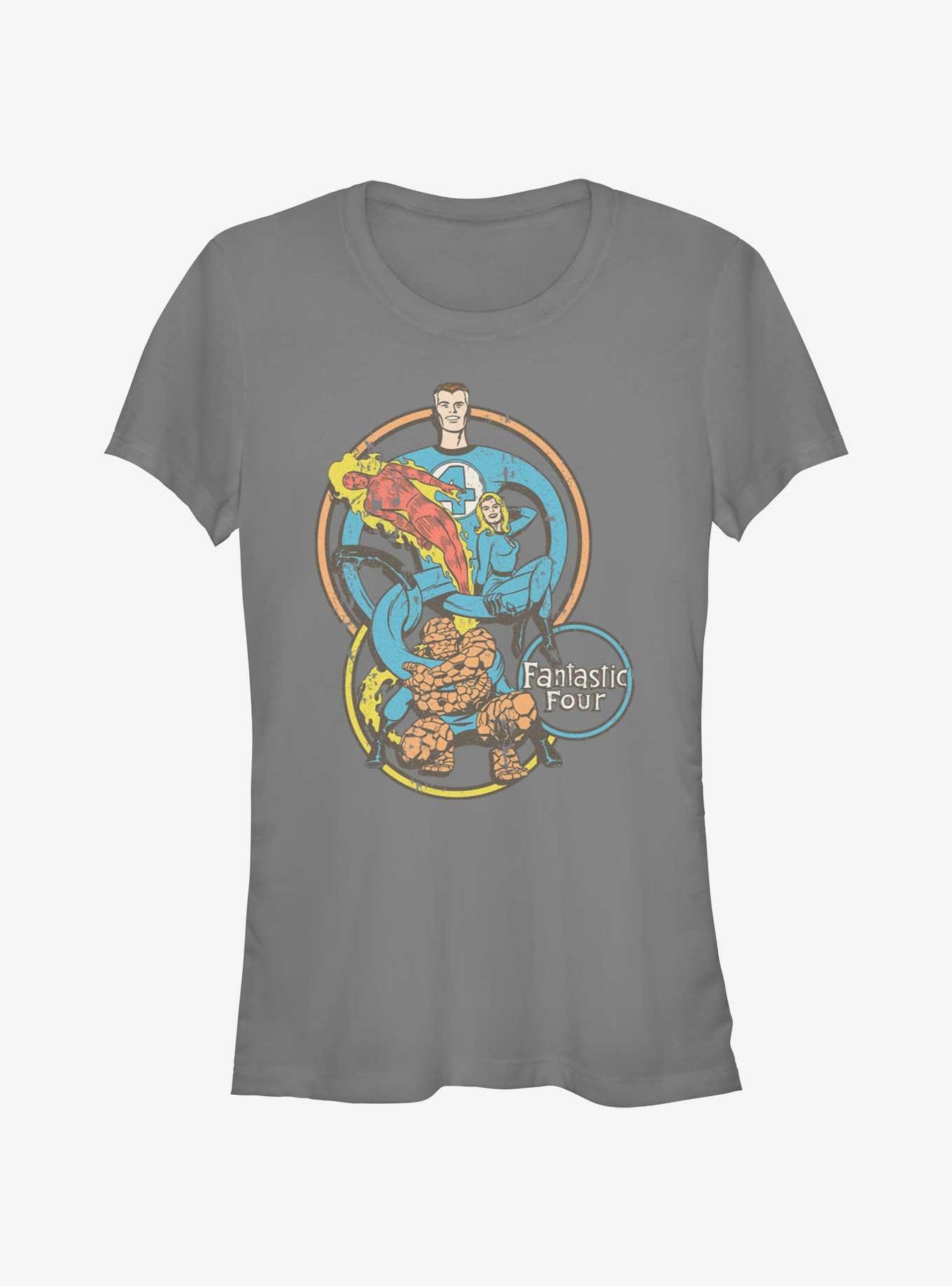 Marvel Fantastic Four Super Hoops Girls T-Shirt, CHARCOAL, hi-res
