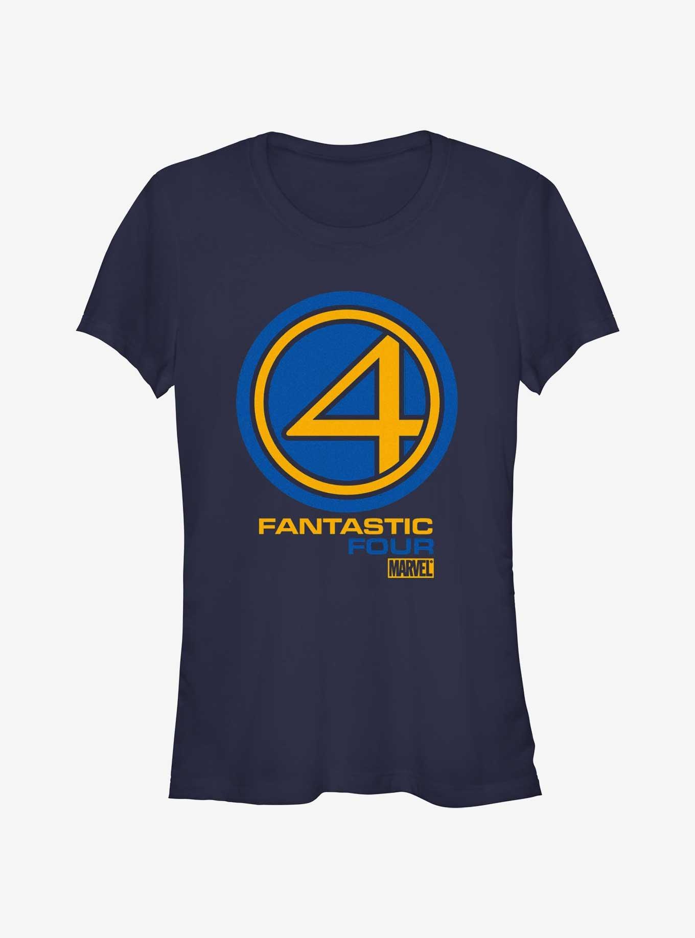 Marvel Fantastic Four Vintage Classic Logo Girls T-Shirt, , hi-res