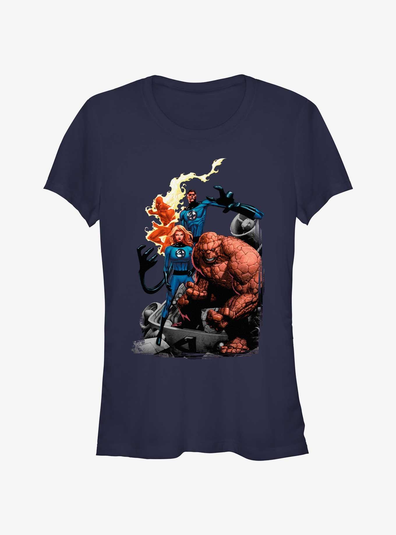 Marvel Fantastic Four That's Fantastic Girls T-Shirt, NAVY, hi-res