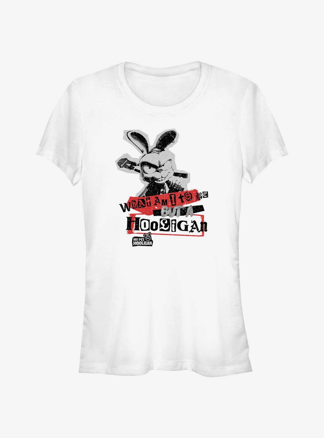 My Pet Hooligan Be A Hooligan Girls T-Shirt, , hi-res