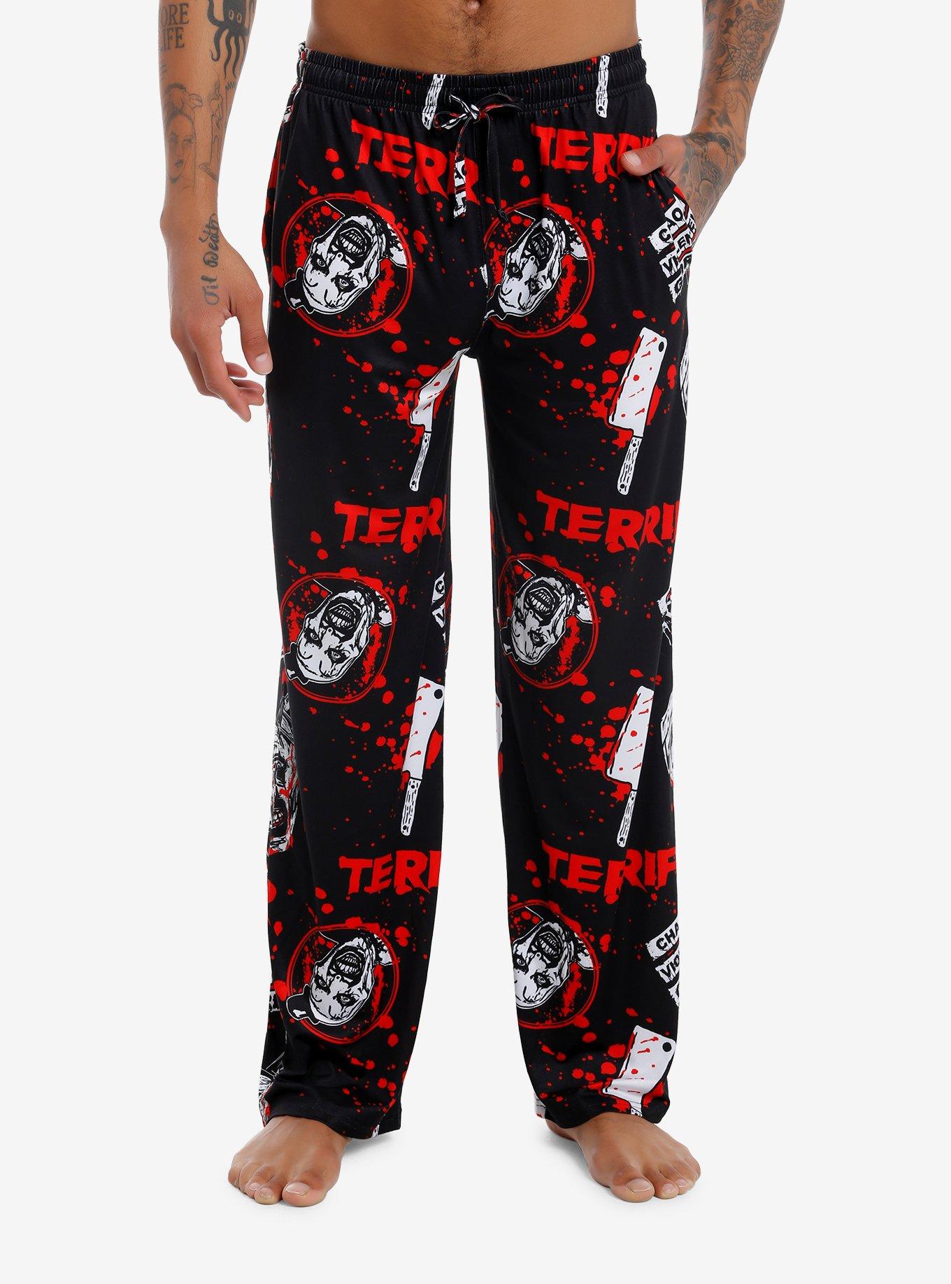 Terrifier Art Splatter Pajama Pants, , hi-res