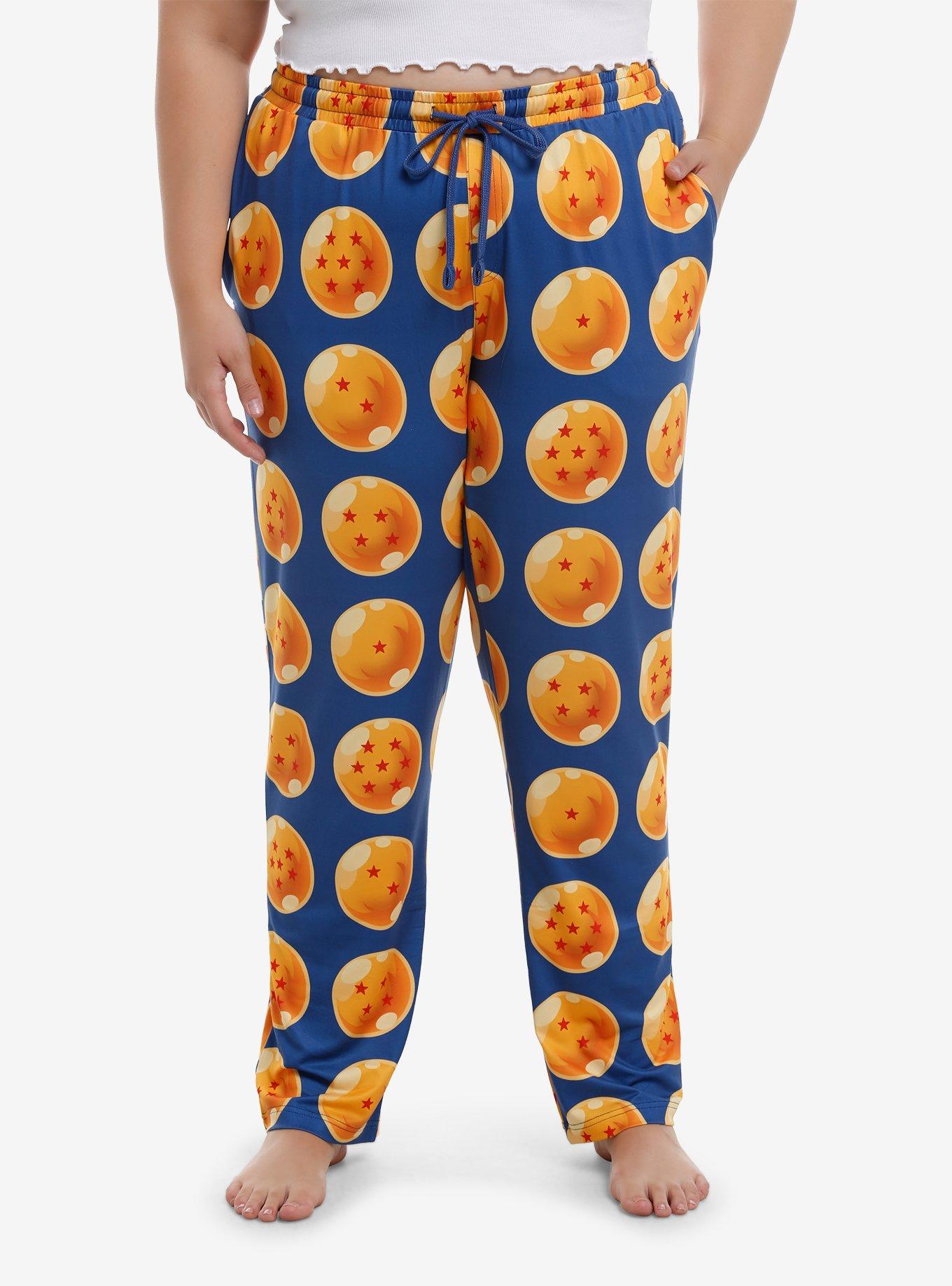 Dragon Ball Z Dragon Balls Pajama Pants Plus Size, , hi-res