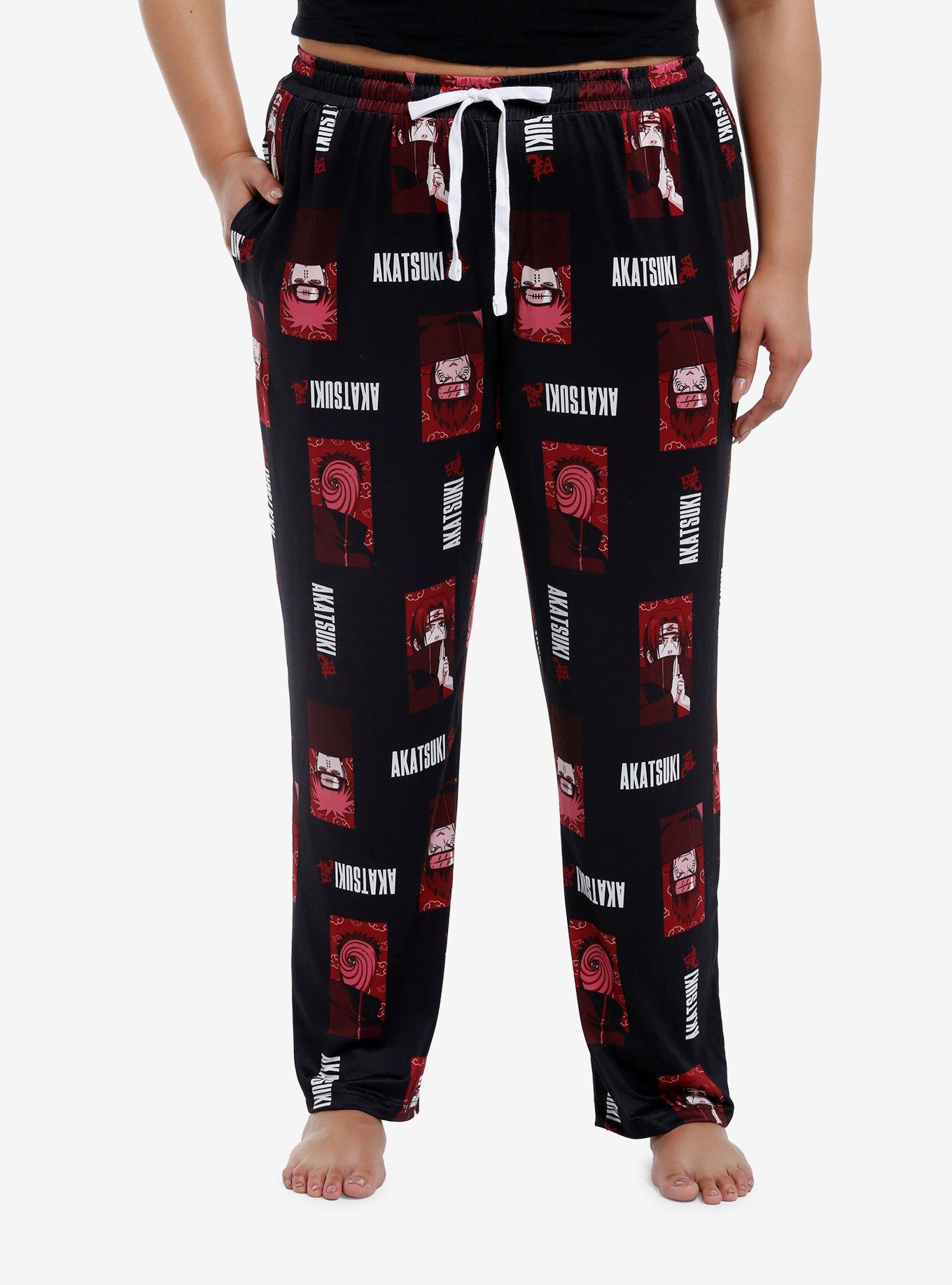 Naruto Shippuden Akatsuki Characters Pajama Pants Plus Size, , hi-res