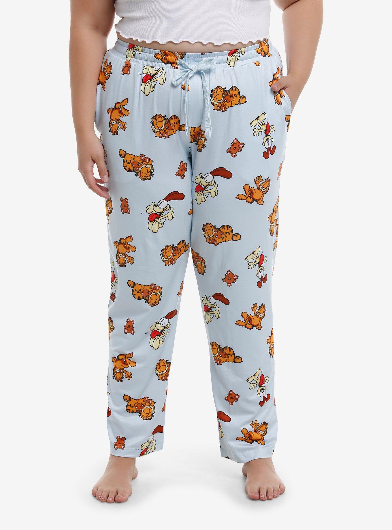 Garfield & Odie Pajama Pants Plus Size, , hi-res