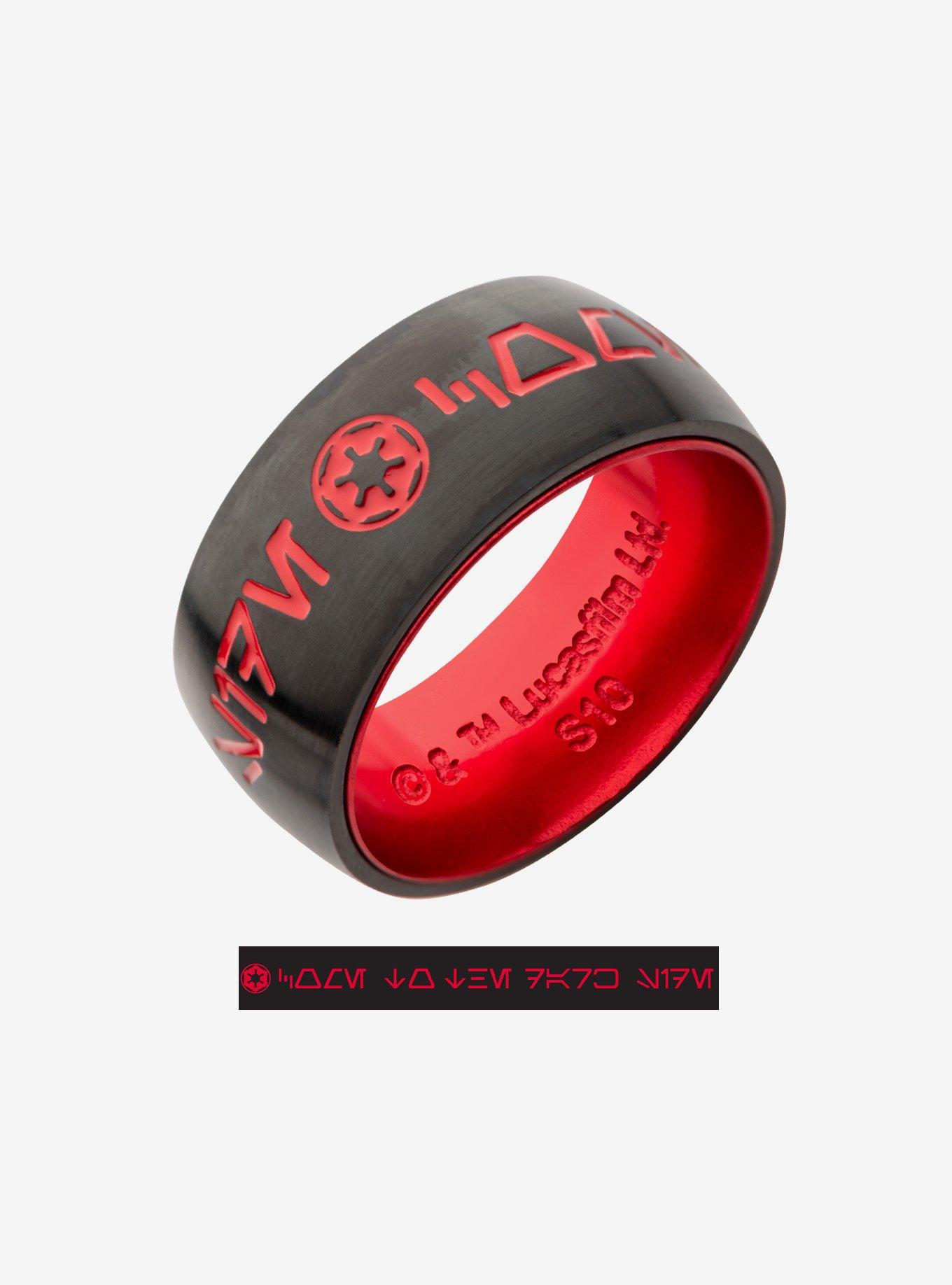 Star Wars Come To The Dark Side Darth Vader Ring | Hot Topic