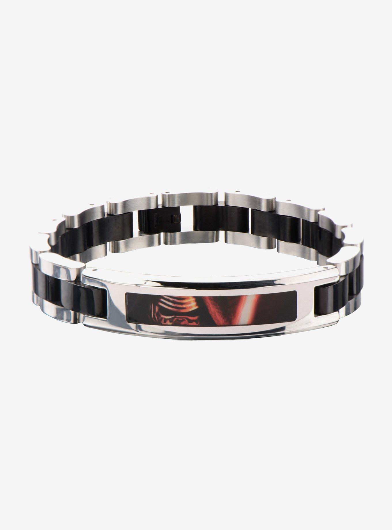 Star Wars Episode VII: The Force Awakens Lead Villain Kylo Ren ID Plate Link Bracelet, , hi-res