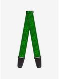 St. Patrick's Day Clovers Green Guitar Strap, , hi-res