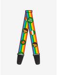 St. Patrick's Day Rainbow Coins Guitar Strap, , hi-res