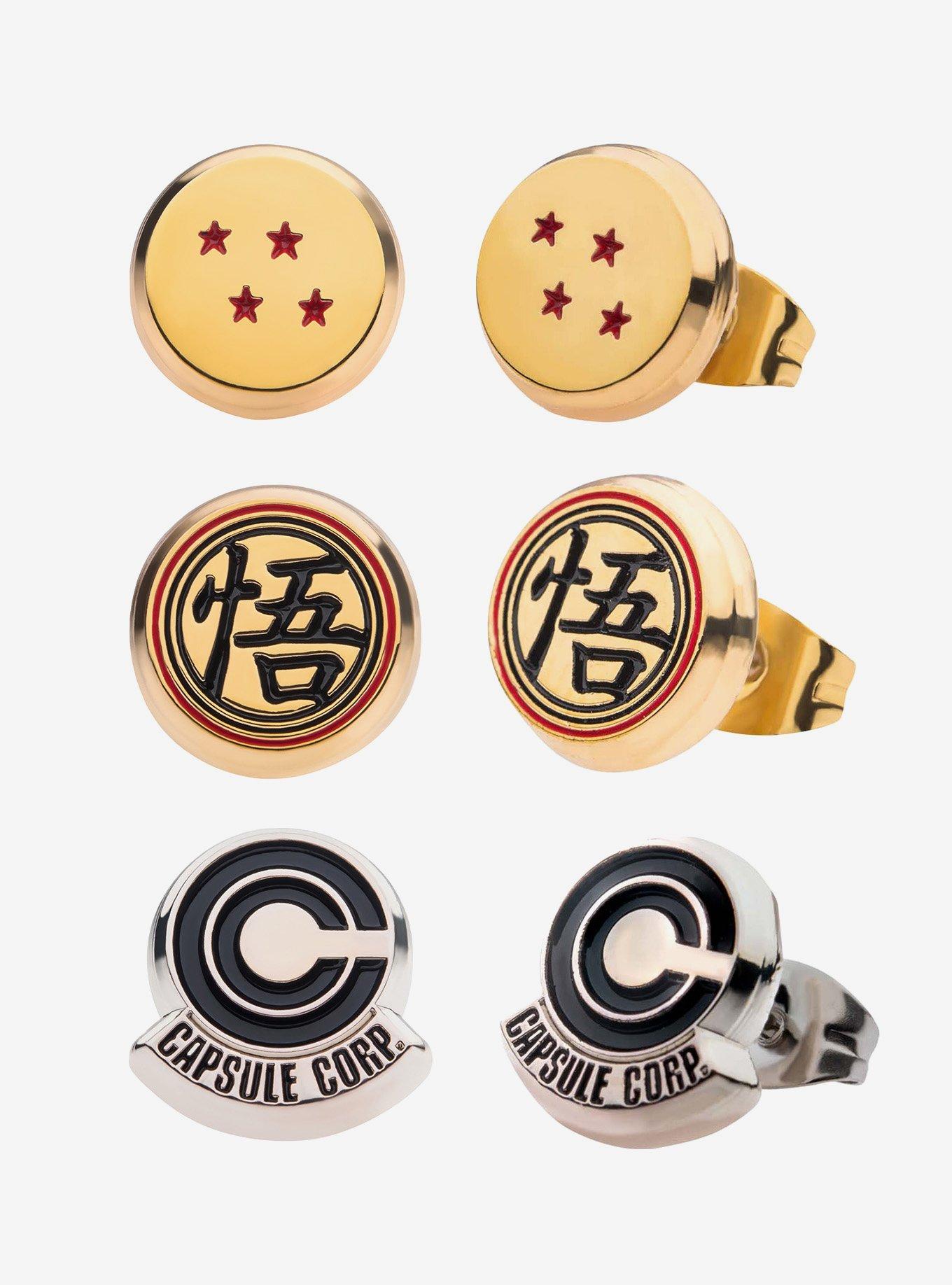 Dragon Ball Z Earrings Set, , hi-res